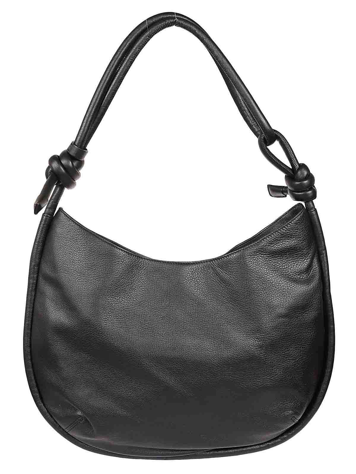 Shop Zanellato Demi Feather Knot Bag In Black