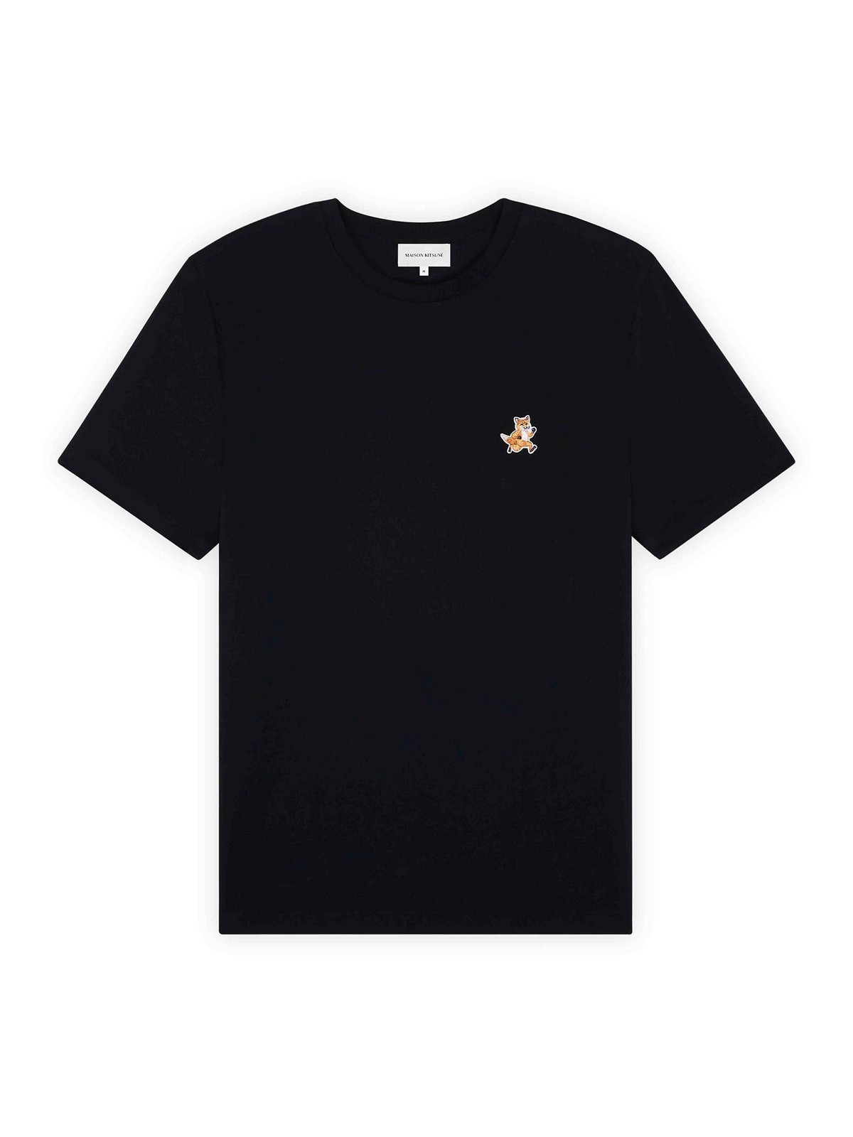 Maison Kitsuné Speedy Fox Patch Comfort T-shirt In Black