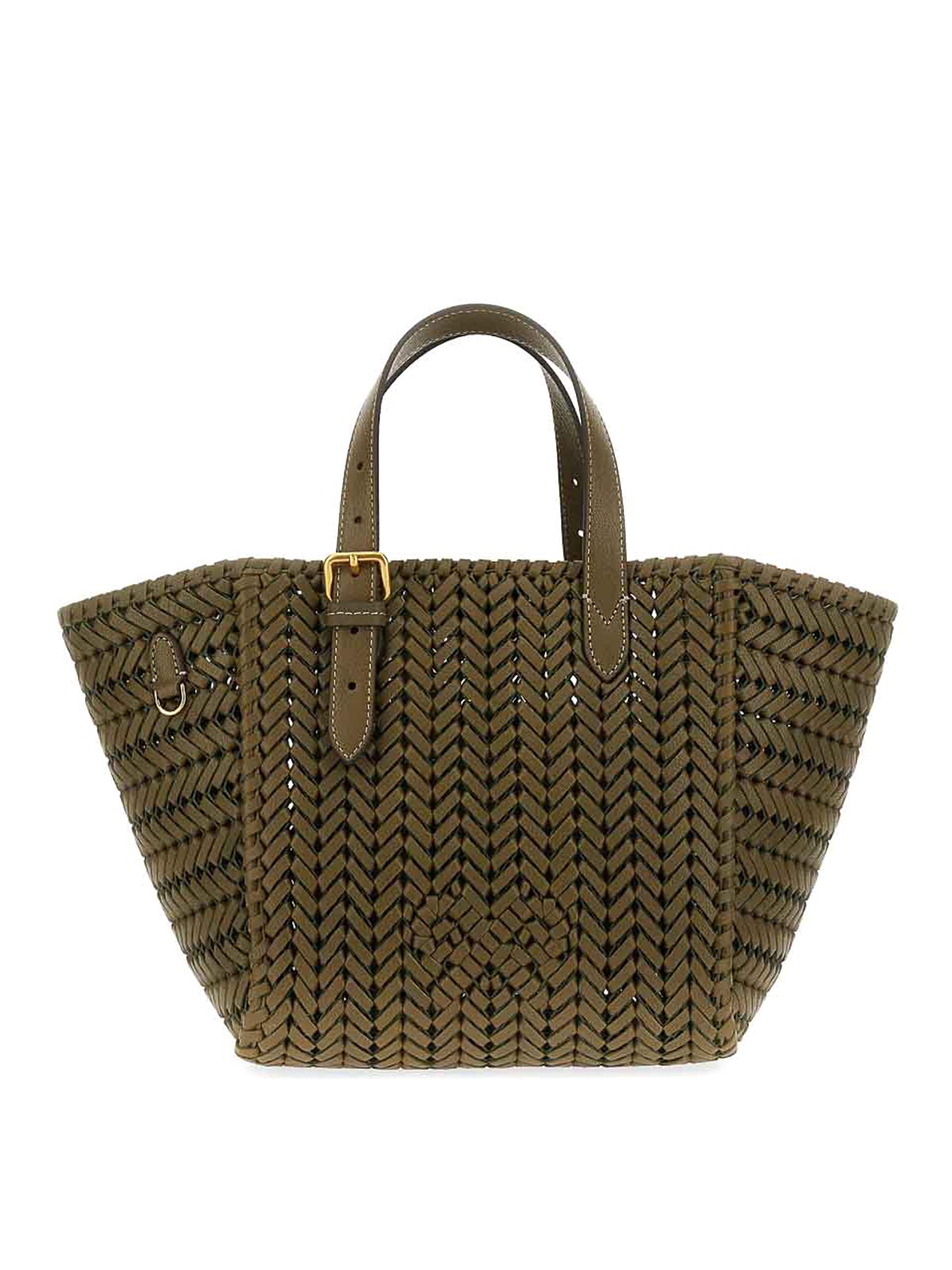 Shop Anya Hindmarch Neeson Square Bag In Green