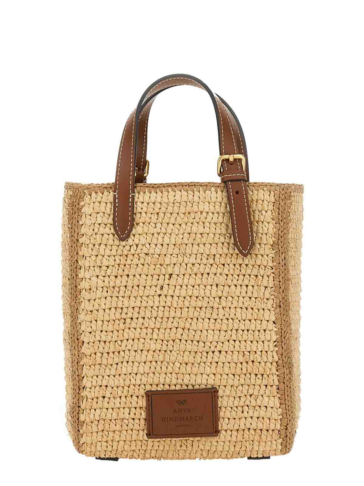 Shop Anya Hindmarch Eyes Tote Bag In Nude & Neutrals