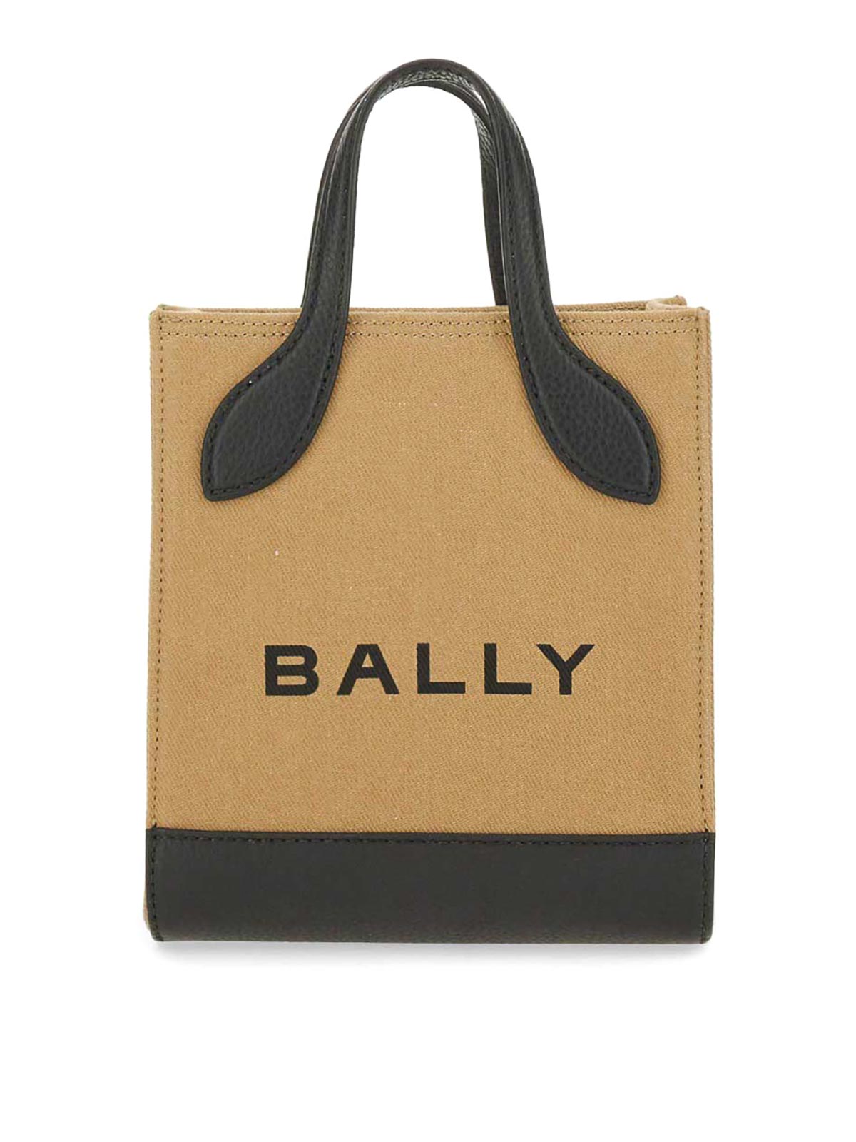 Shop Bally Bag With Logo In Beige