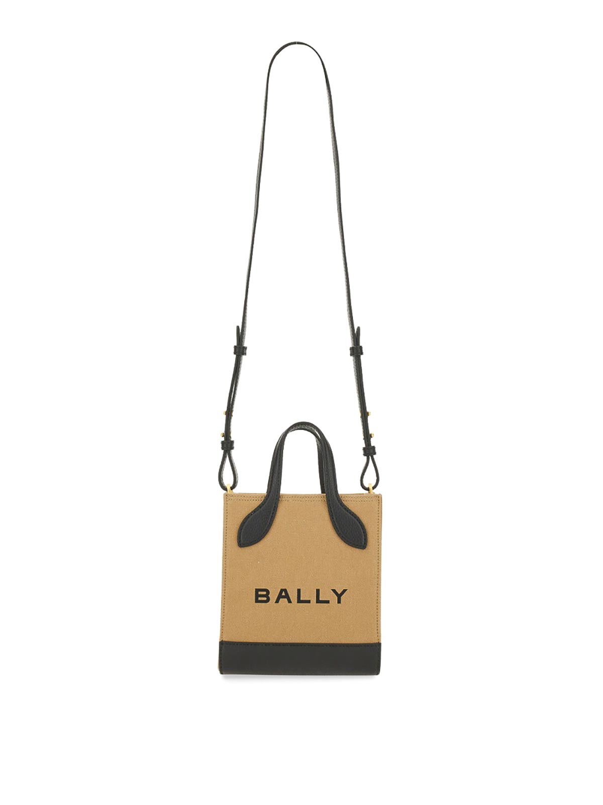 Shop Bally Bag With Logo In Beige