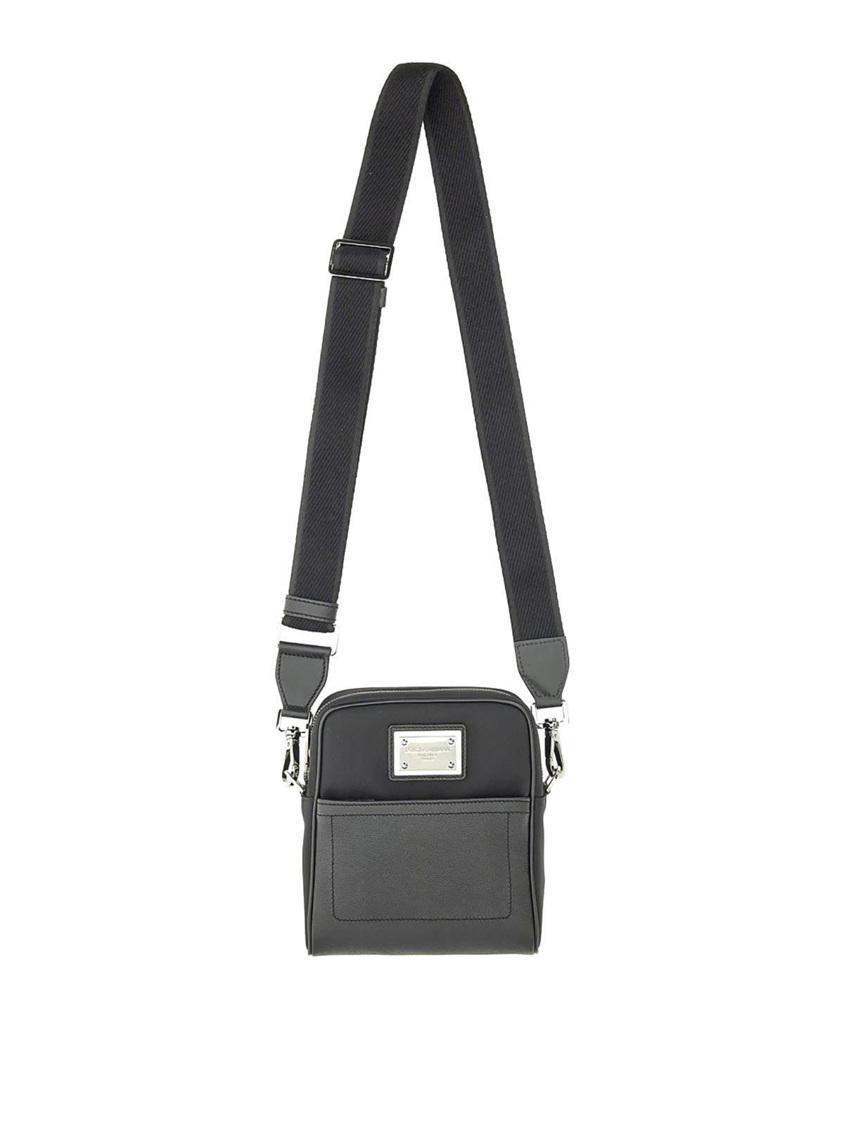 Shop Dolce & Gabbana Shoulder Bag With Logo In Black