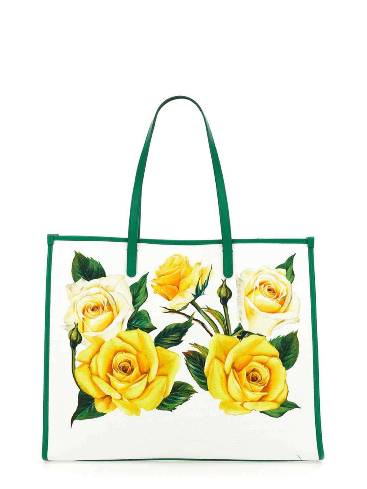 Shop Dolce & Gabbana Large Shopping Bag In Multicolour