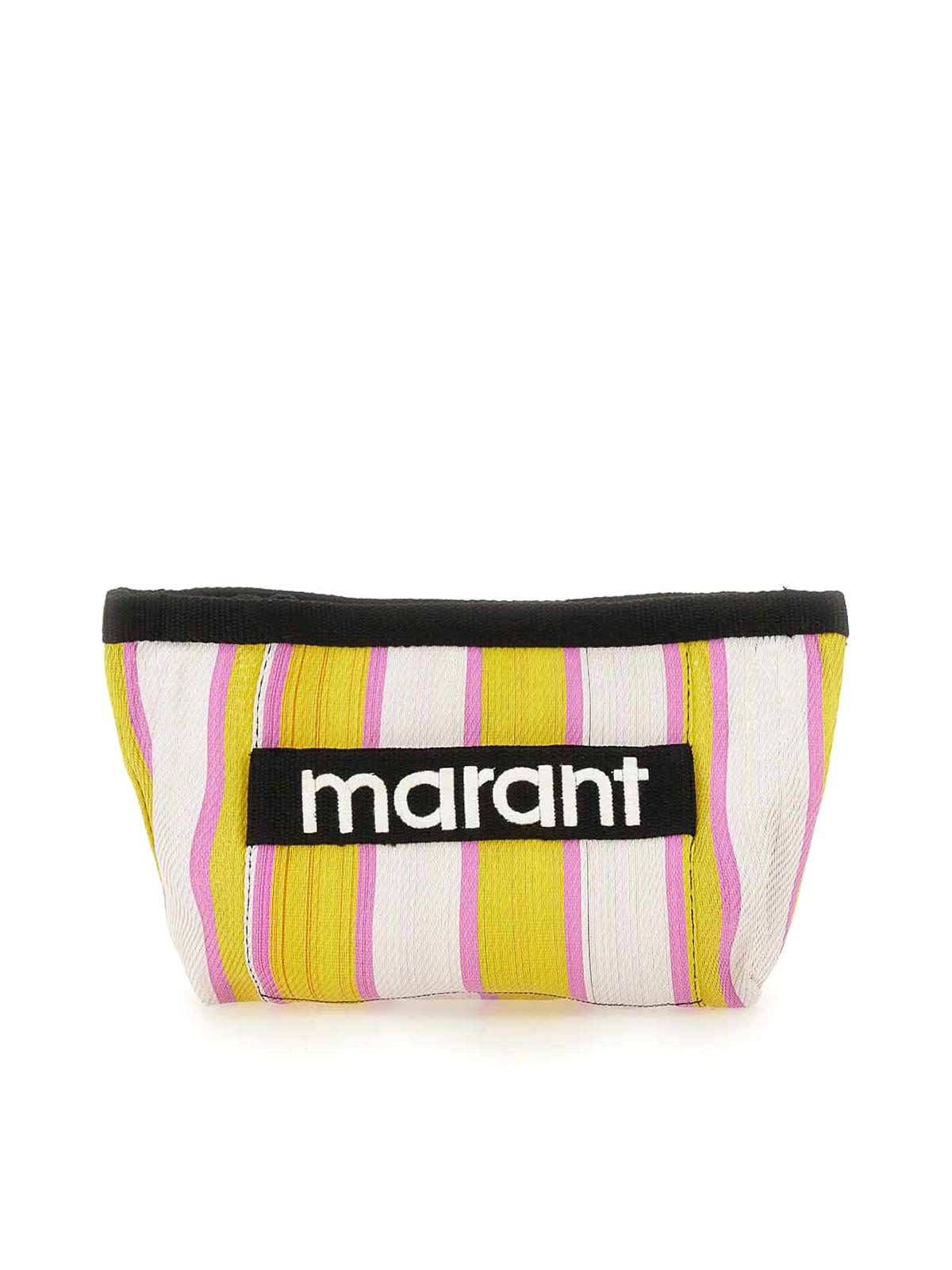 Shop Isabel Marant Powden Clutch Bag In Multicolour