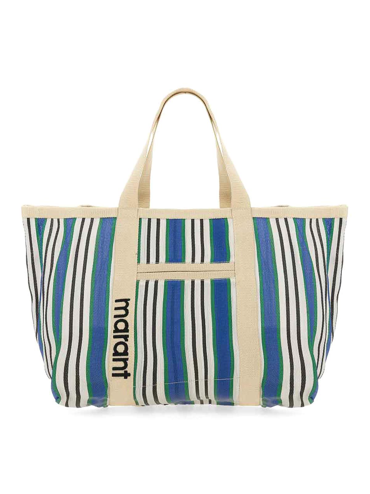 Shop Isabel Marant Logo Bag In Multicolour