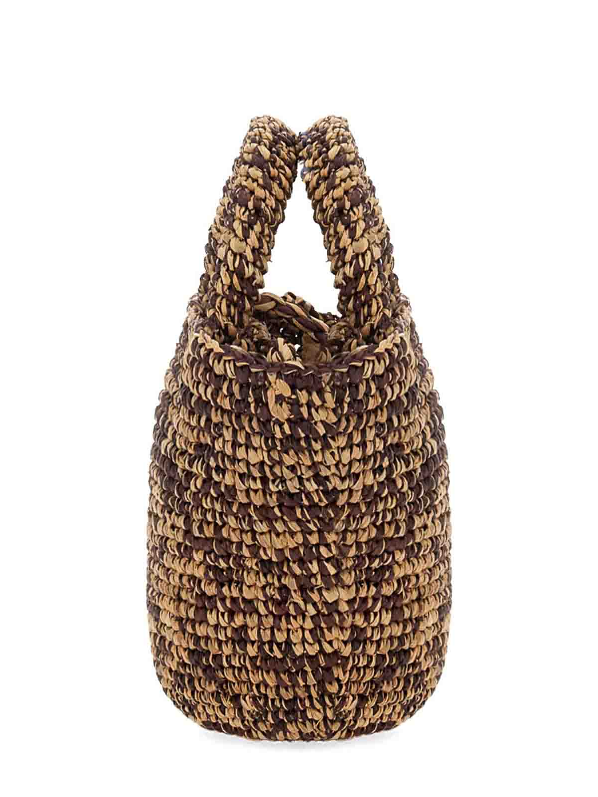 Shop Manebi Mini  Bag In Brown