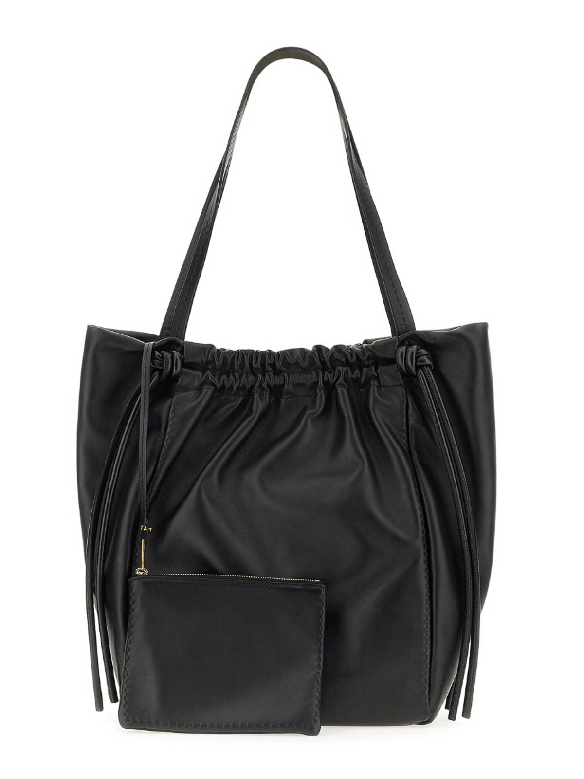 Shop Proenza Schouler Drawstring Bag In Black