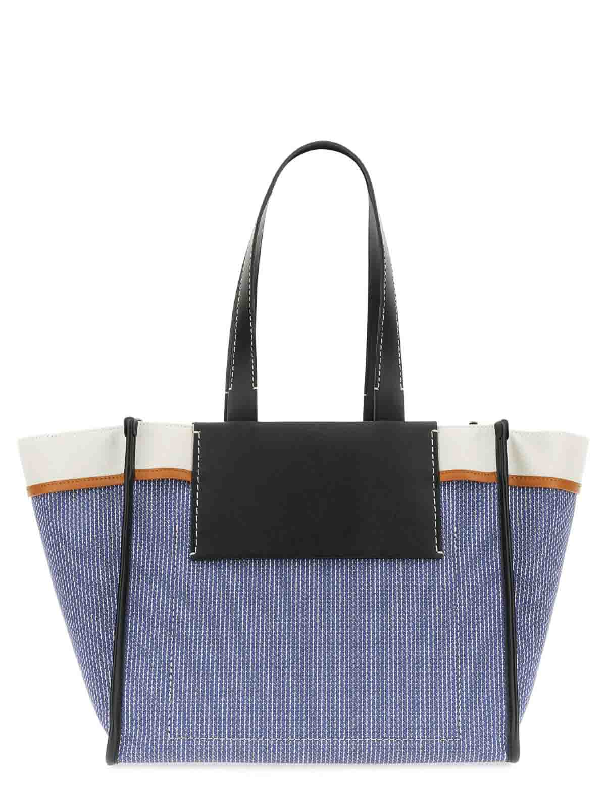 Shop Proenza Schouler Morris Tote Bag In Blue