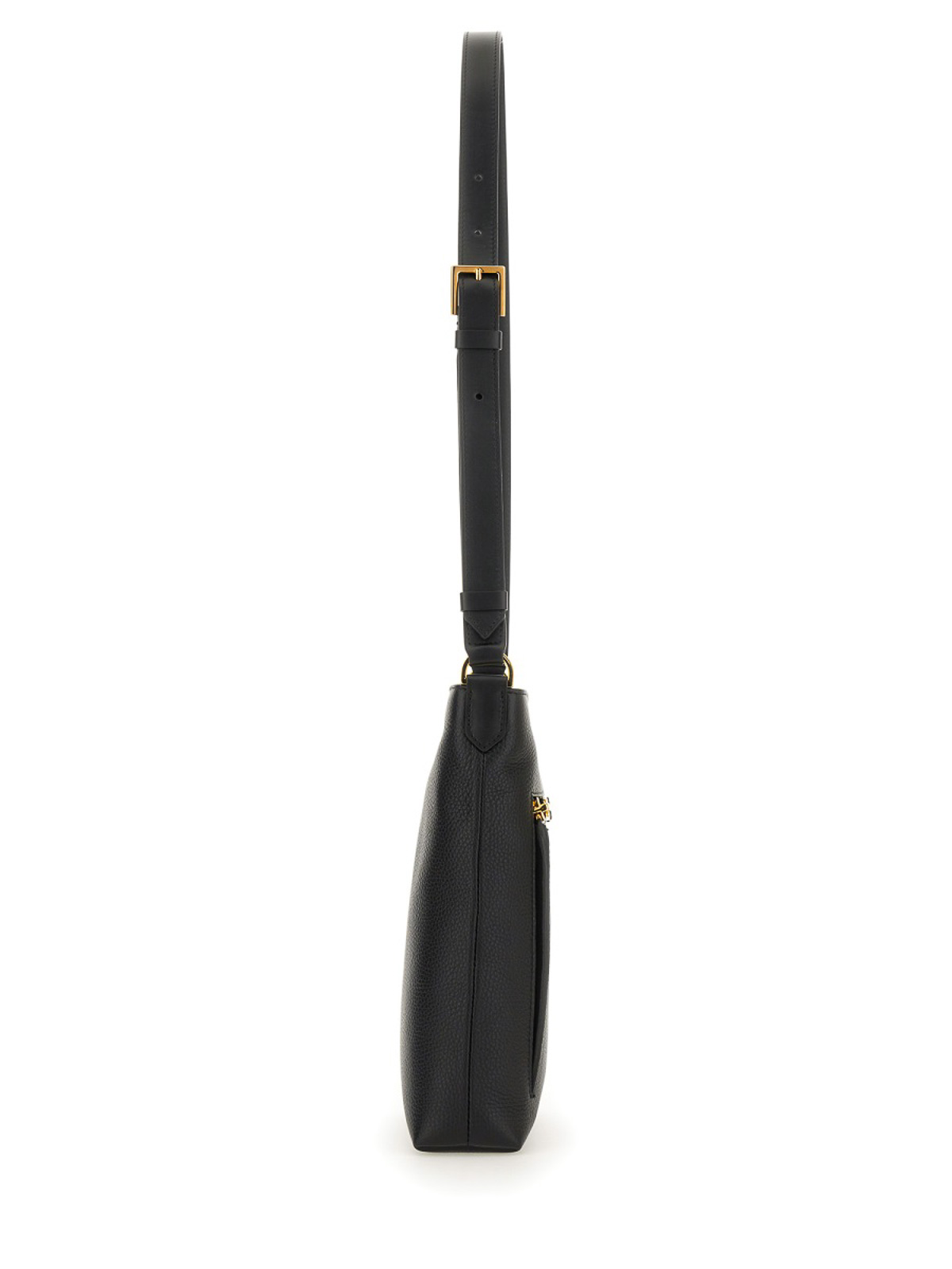 Shop Tom Ford Leather Shoulder Bag In Black