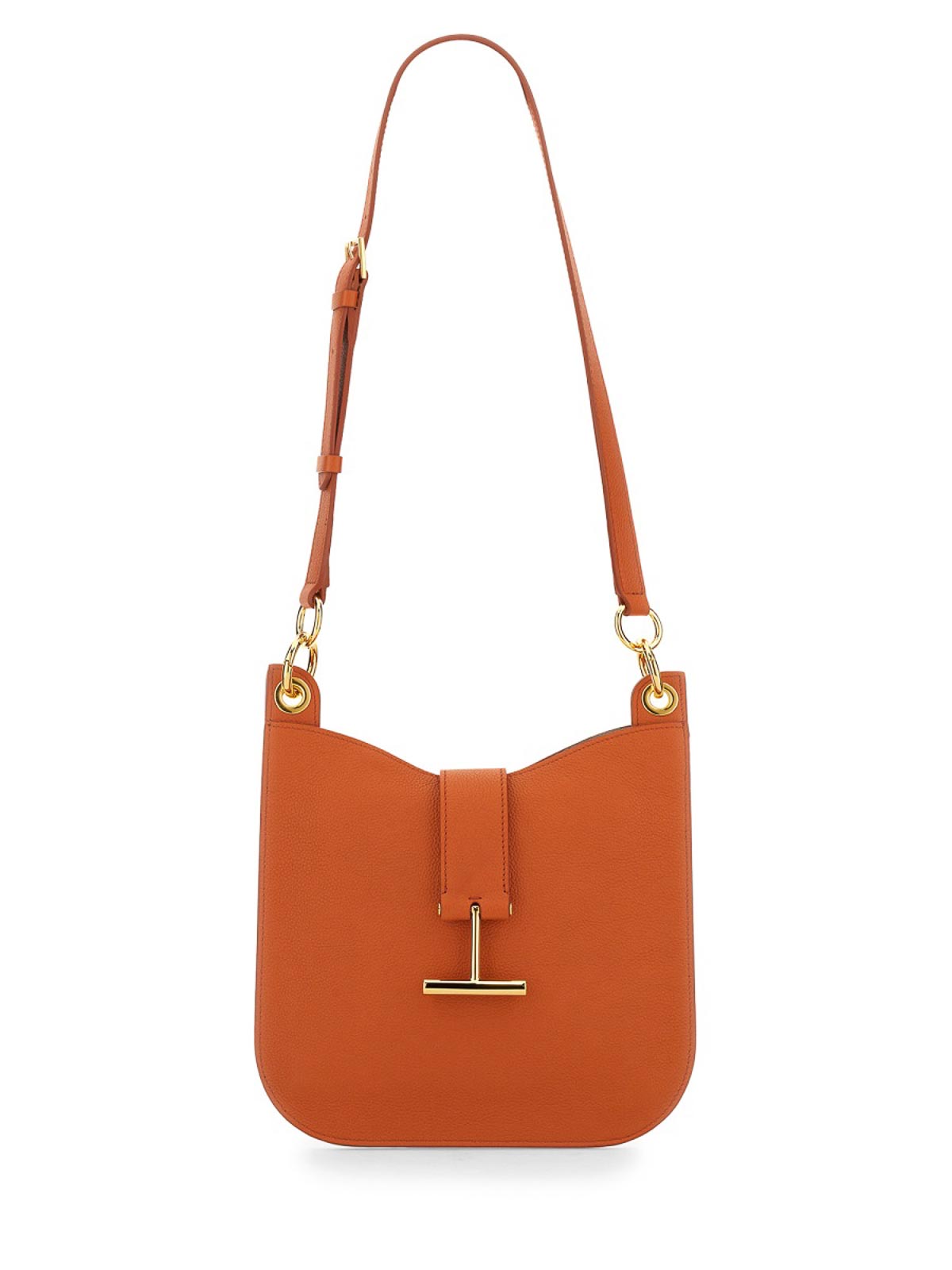 Shop Tom Ford Small Shoulder Bag Tara In Orange