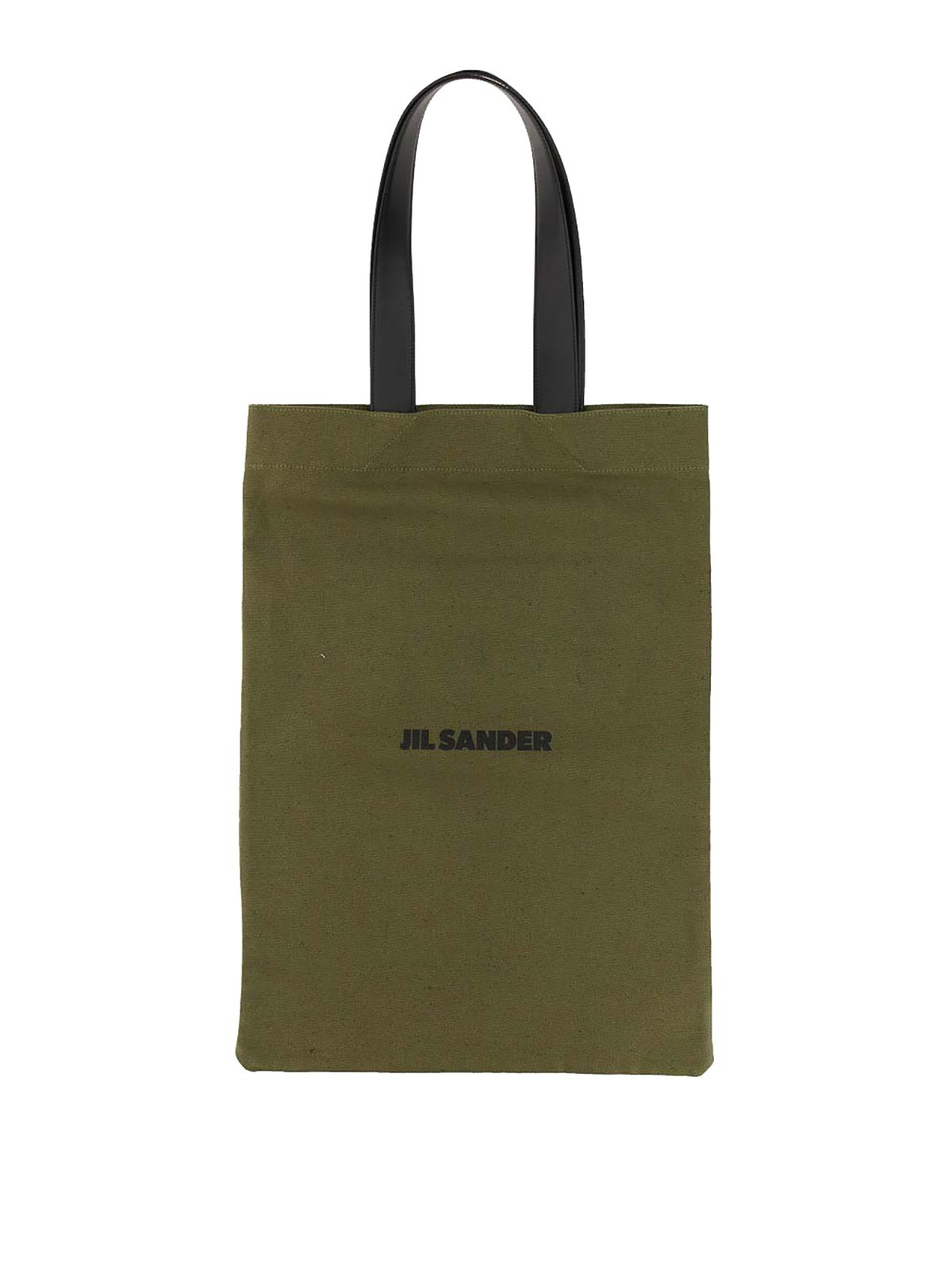 Shop Jil Sander Tote Bag With Logo In Green