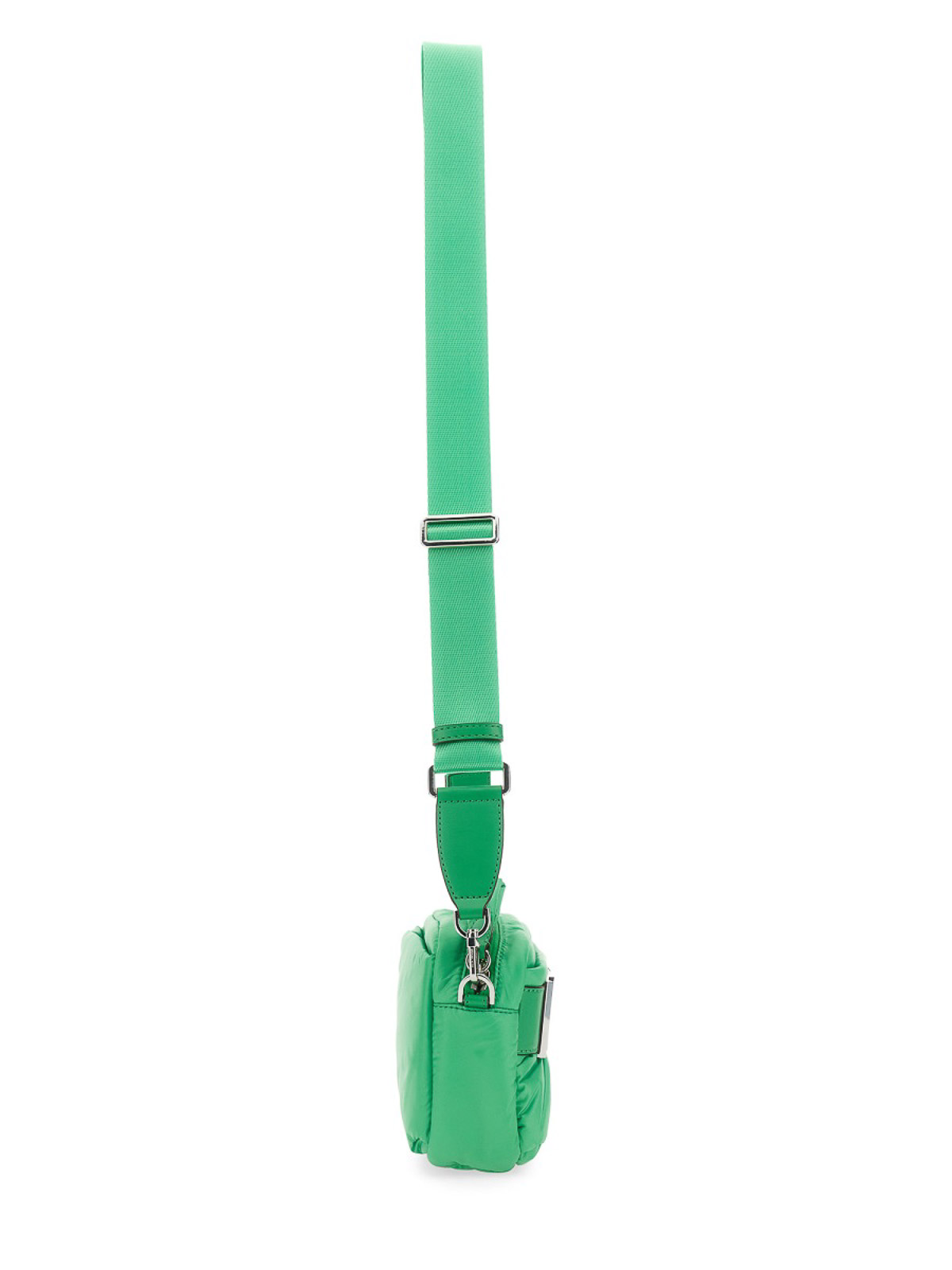 Shop Michael Michael Kors Camera Bag With Logo In Green
