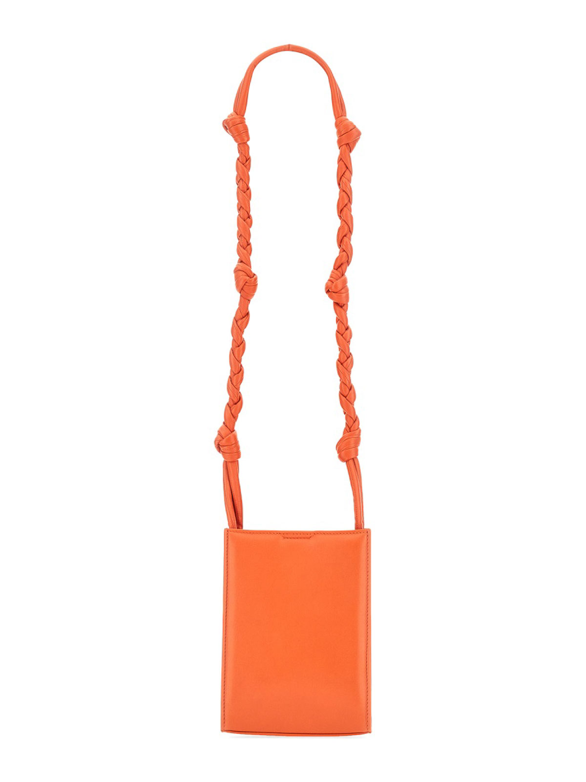 Shop Jil Sander Small Padded Tangle Bag In Orange