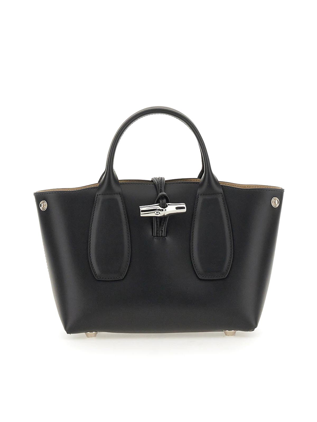 Shop Longchamp Roseau Bag In Black