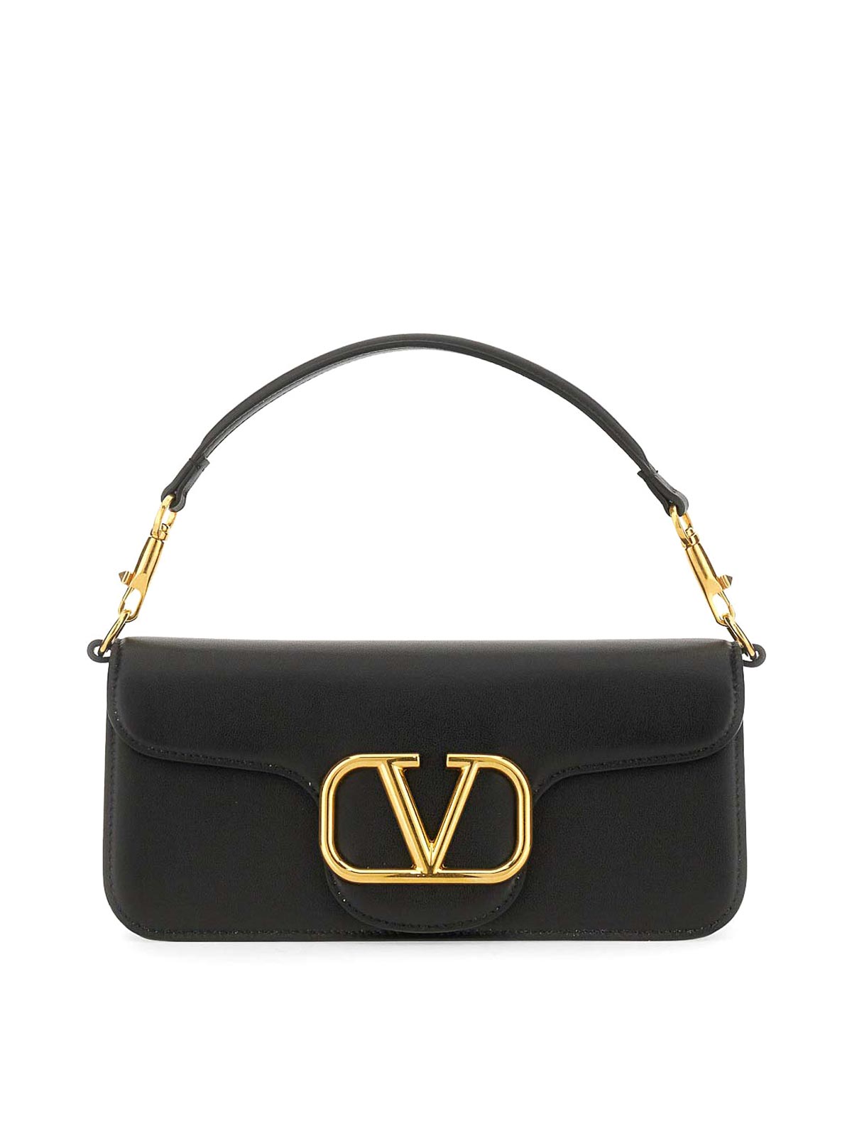 Shop Valentino Loco Shoulder Bag In Black