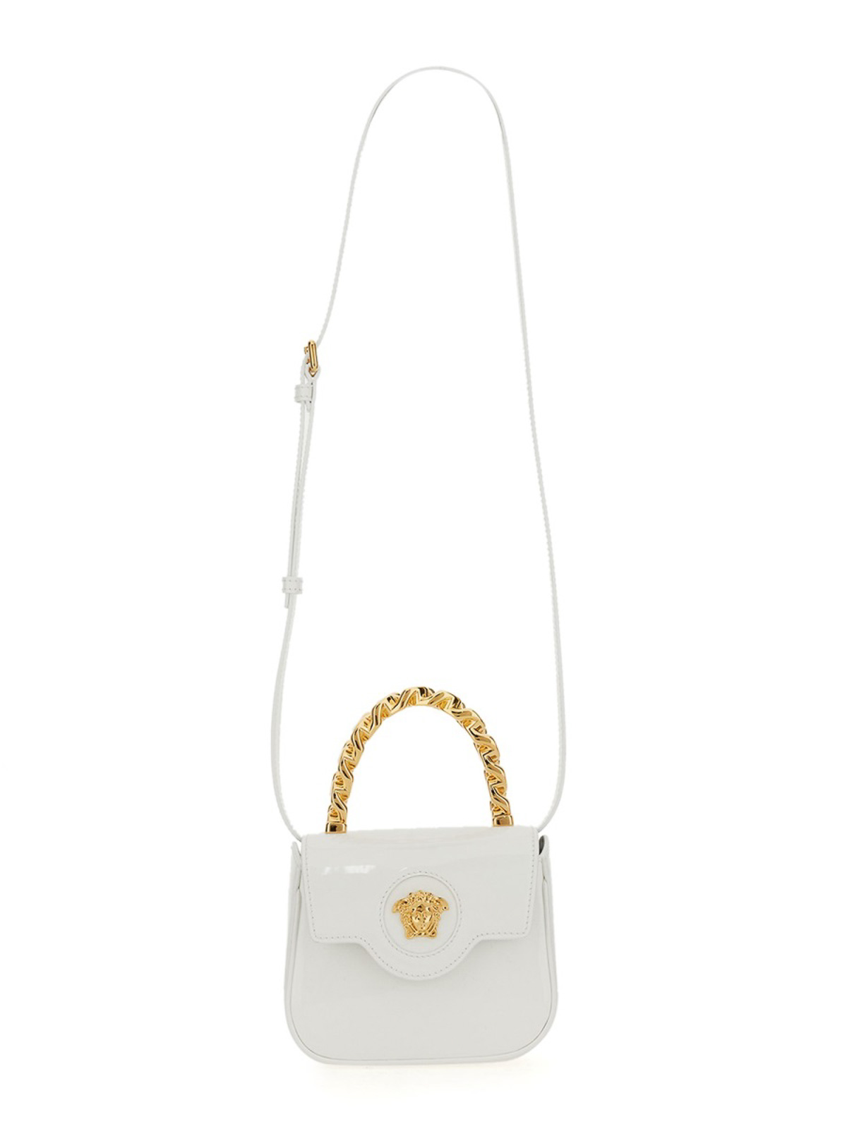 Shop Versace Mini  Bag In White