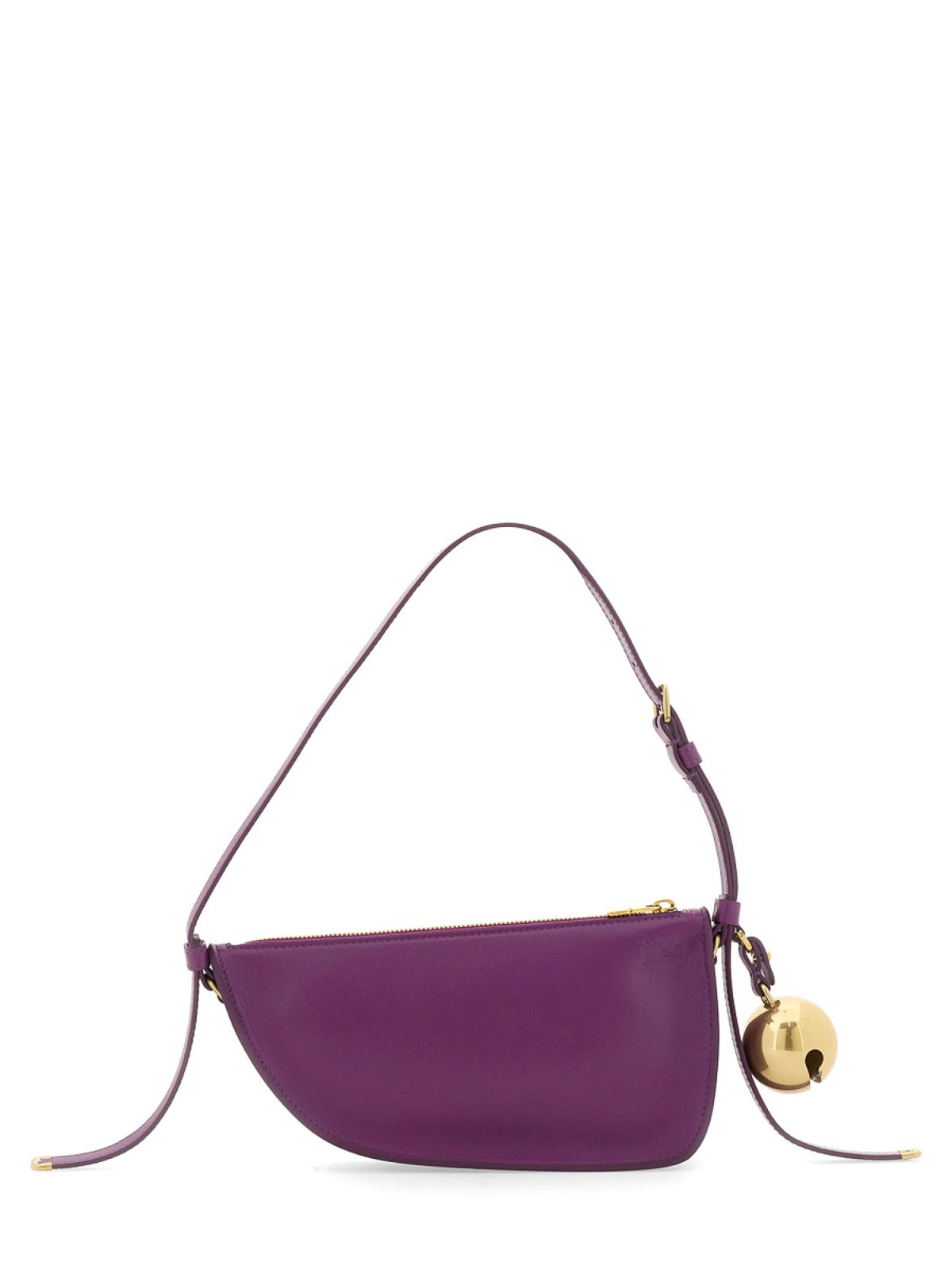Shop Burberry Shoulder Bag Shield In Purple