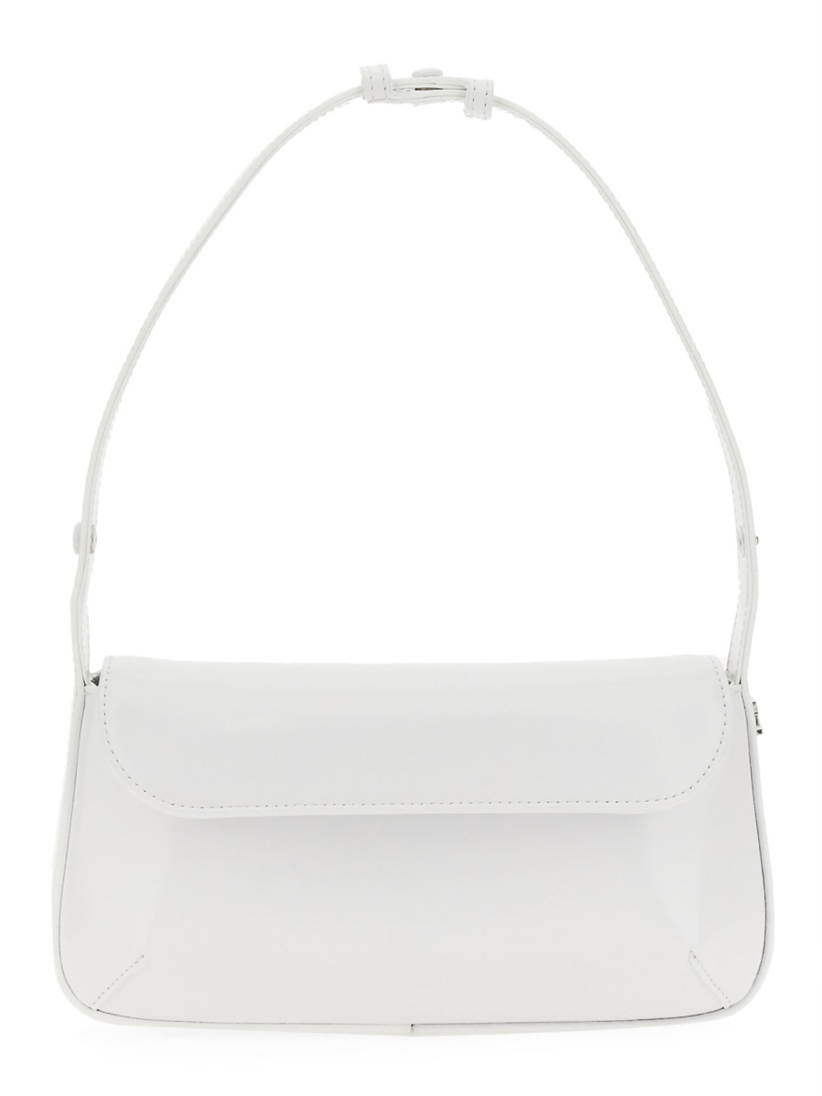 Shop Courrèges Bag Sleek In White