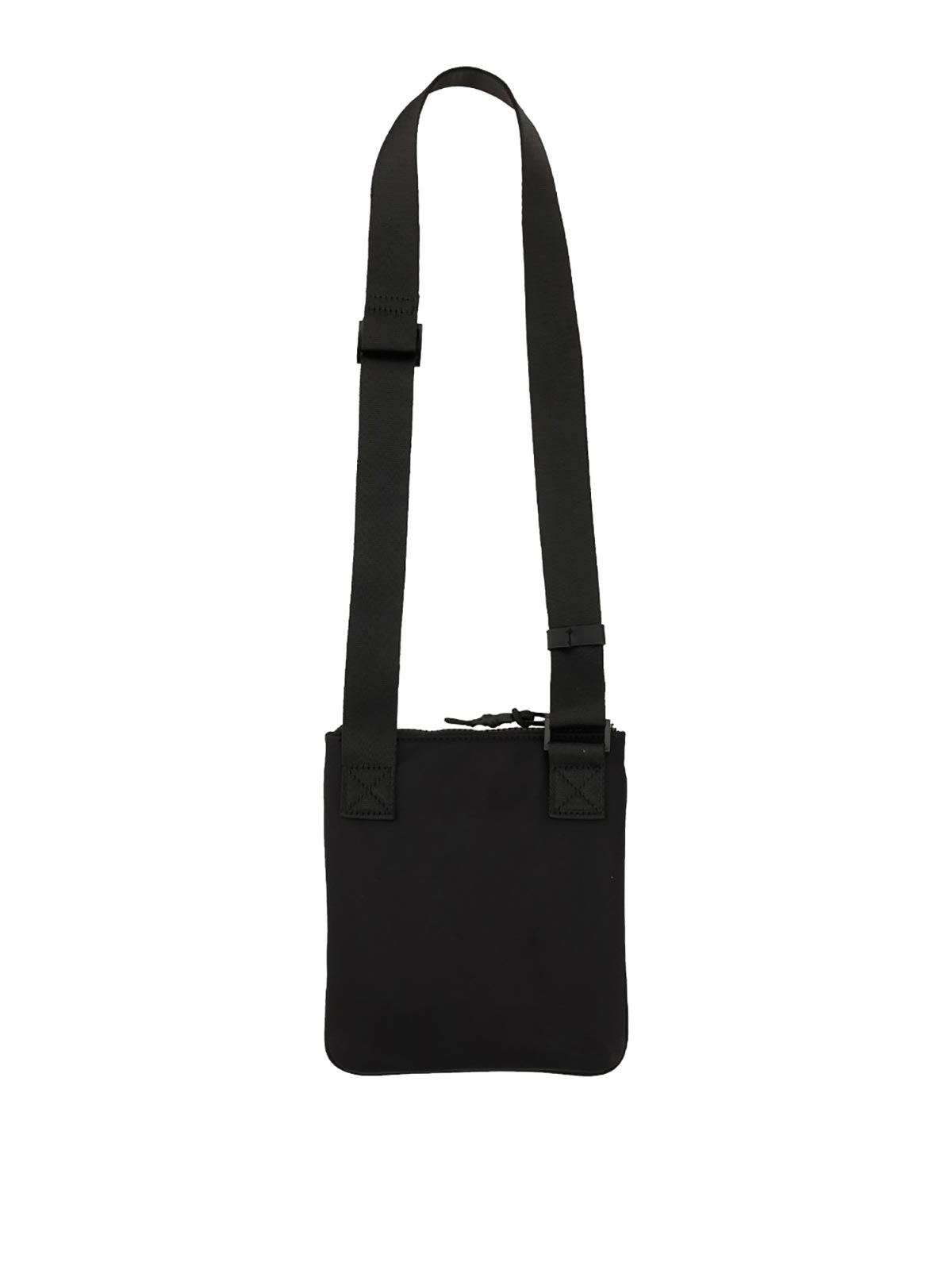 Shop Versace Jeans Couture V-emblem Bag In Black