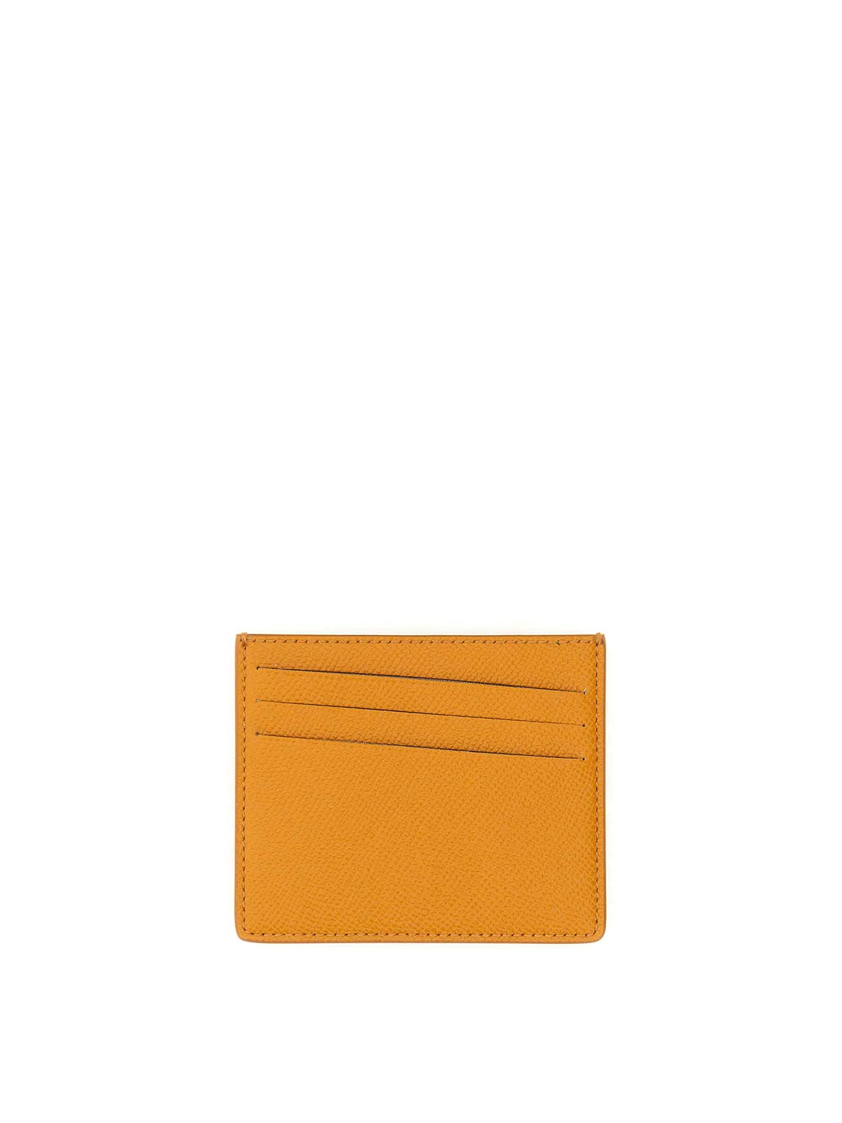 Shop Maison Margiela Leather Card Holder In Light Brown