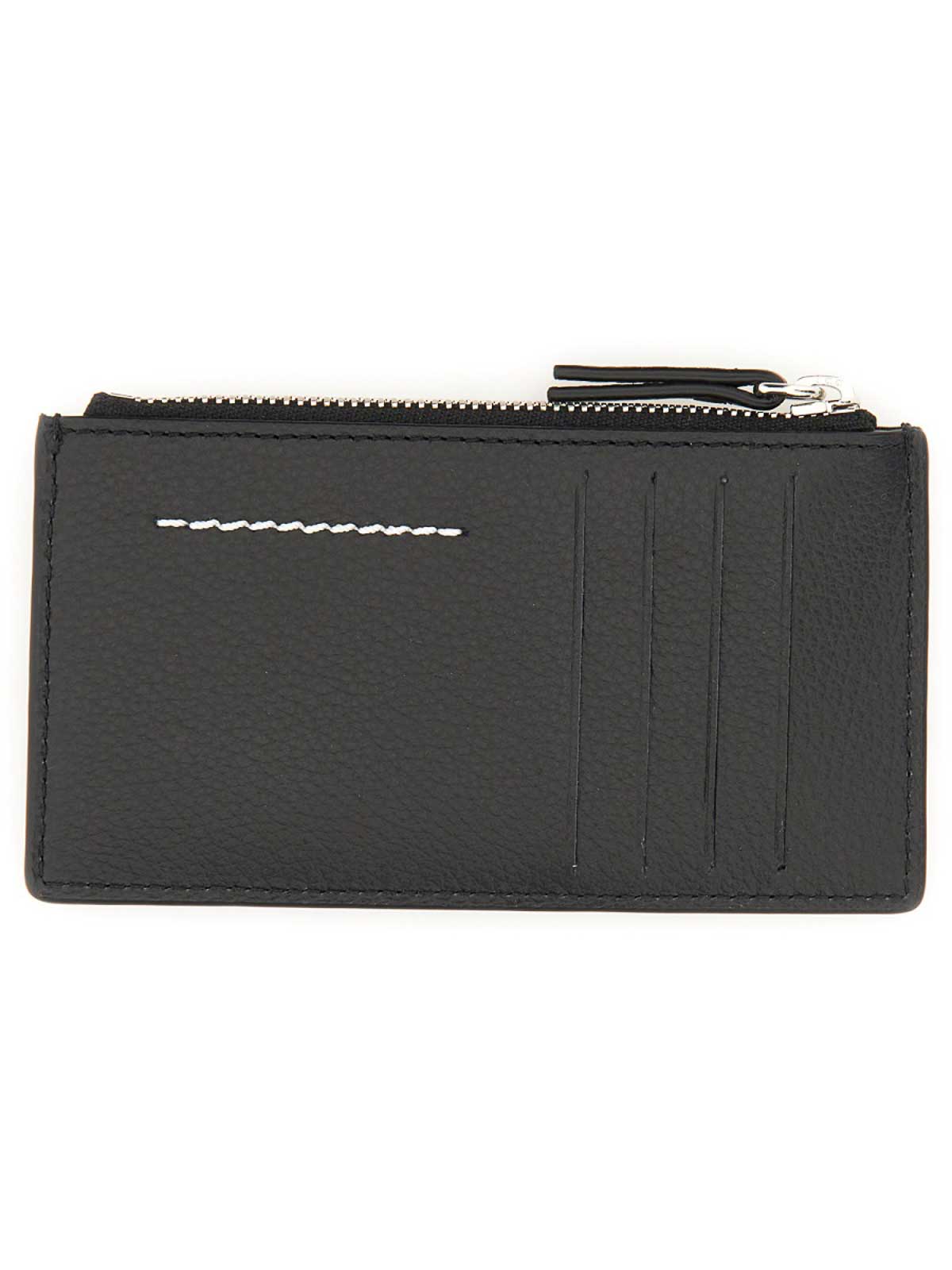 Shop Mm6 Maison Margiela Japanese Wallet 6 In Black