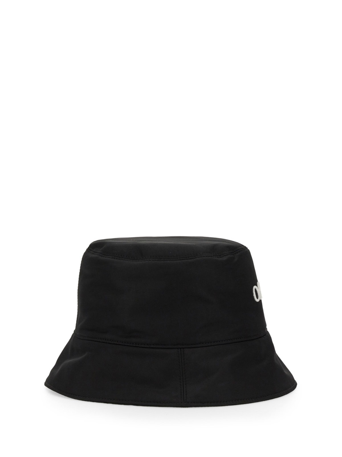 Shop Off-white Bucket Hat With Logo In Black