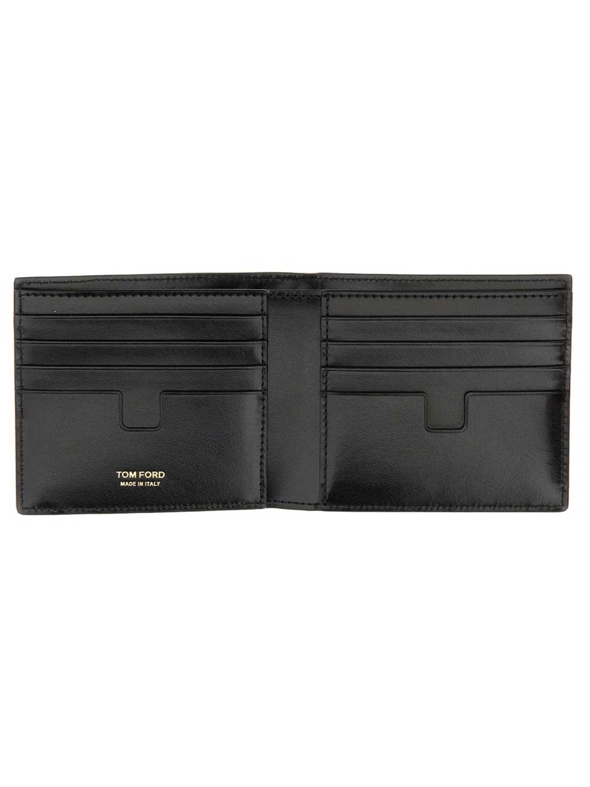 Shop Tom Ford Bi-fold Wallet In Black