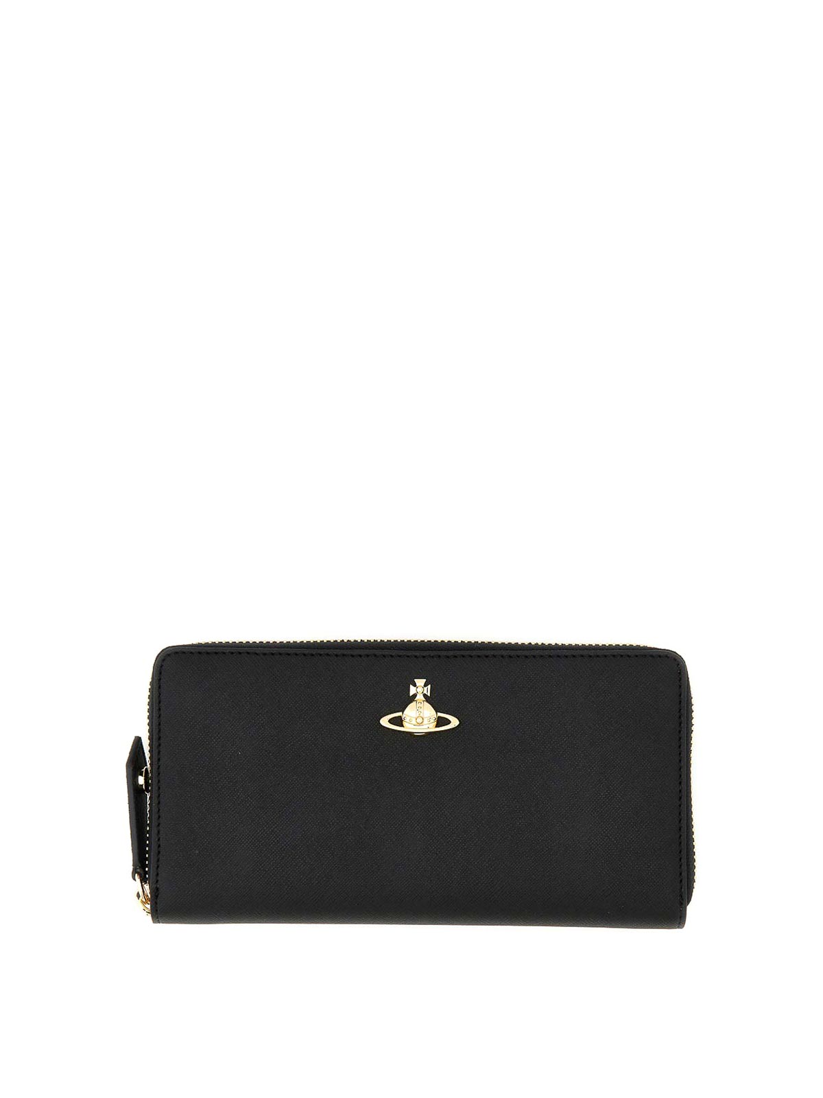 Shop Vivienne Westwood Zipped Wallet In Black