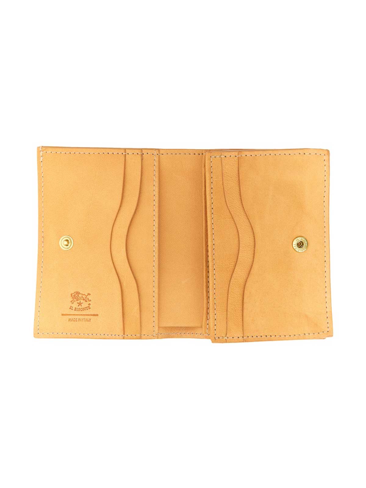 Shop Il Bisonte Small Leather Wallet In Light Brown