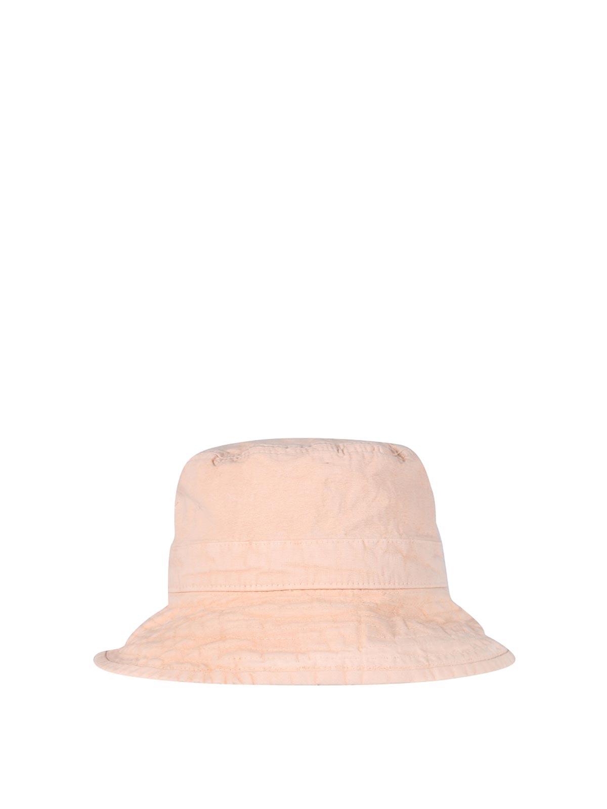 Jil Sander Cotton Bucket Hat In Nude & Neutrals