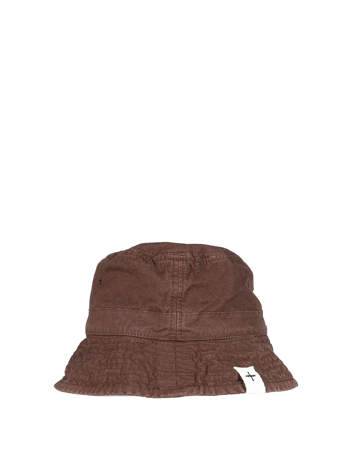 Jil Sander Bucket Hat With Logo Label In Brown