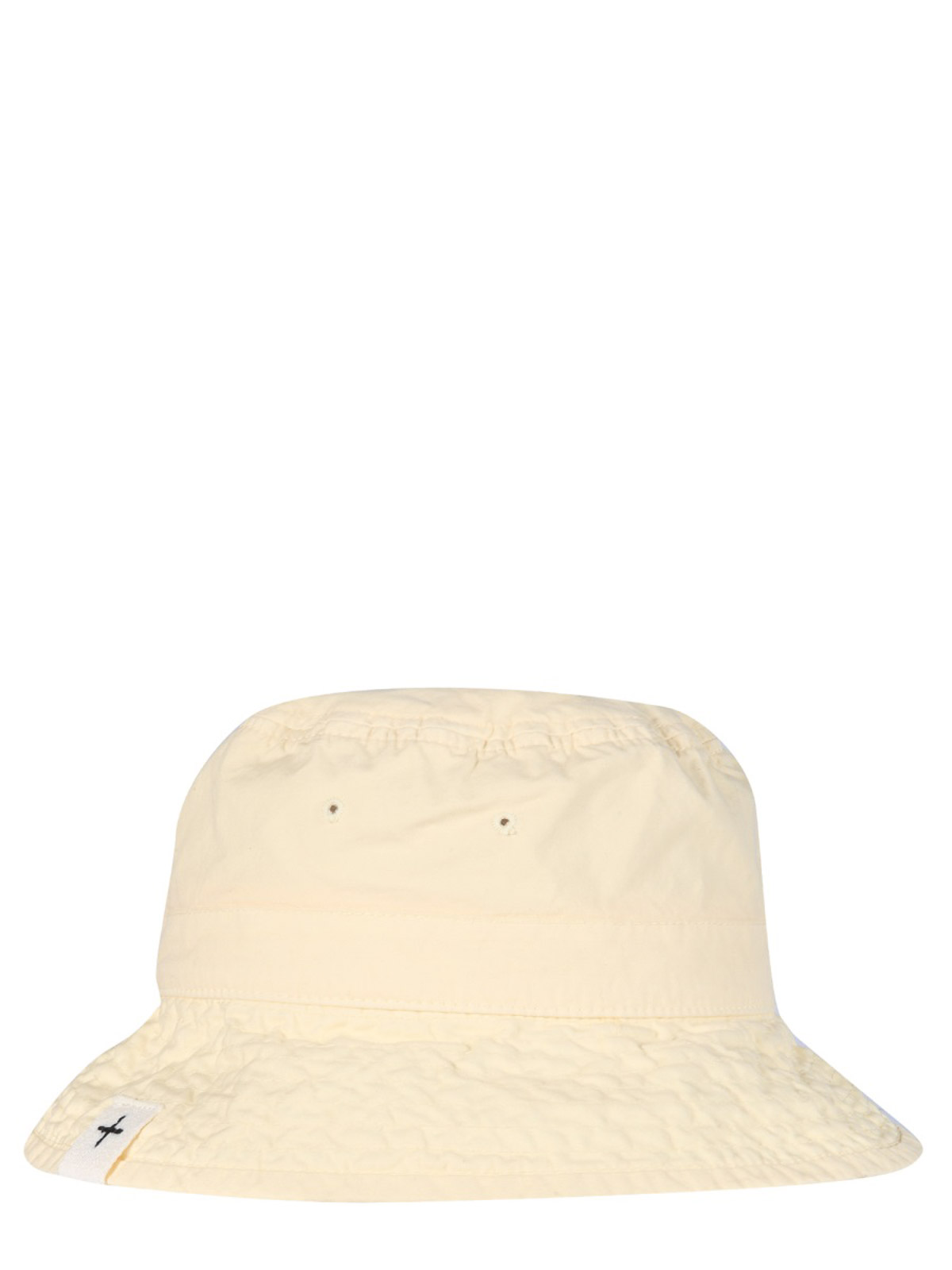 Shop Jil Sander Bucket Hat With Logo Label In White