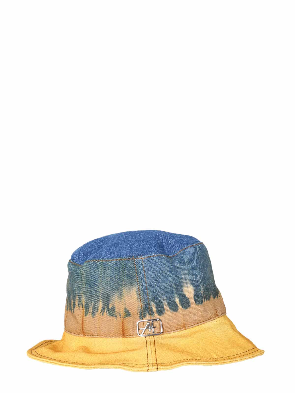 Shop Alberta Ferretti Bucket Hat With Tie Dye Print In Multicolour