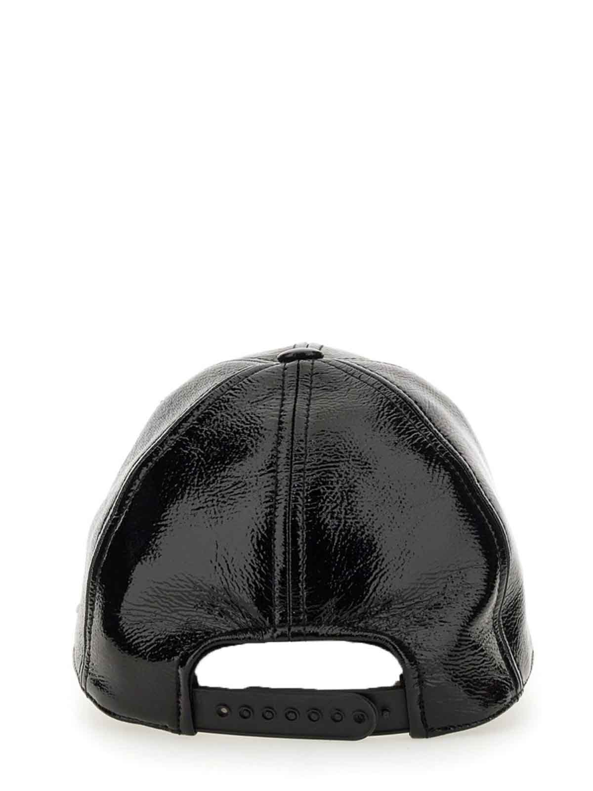 Shop Courrèges Baseball Cap Reedition In Black