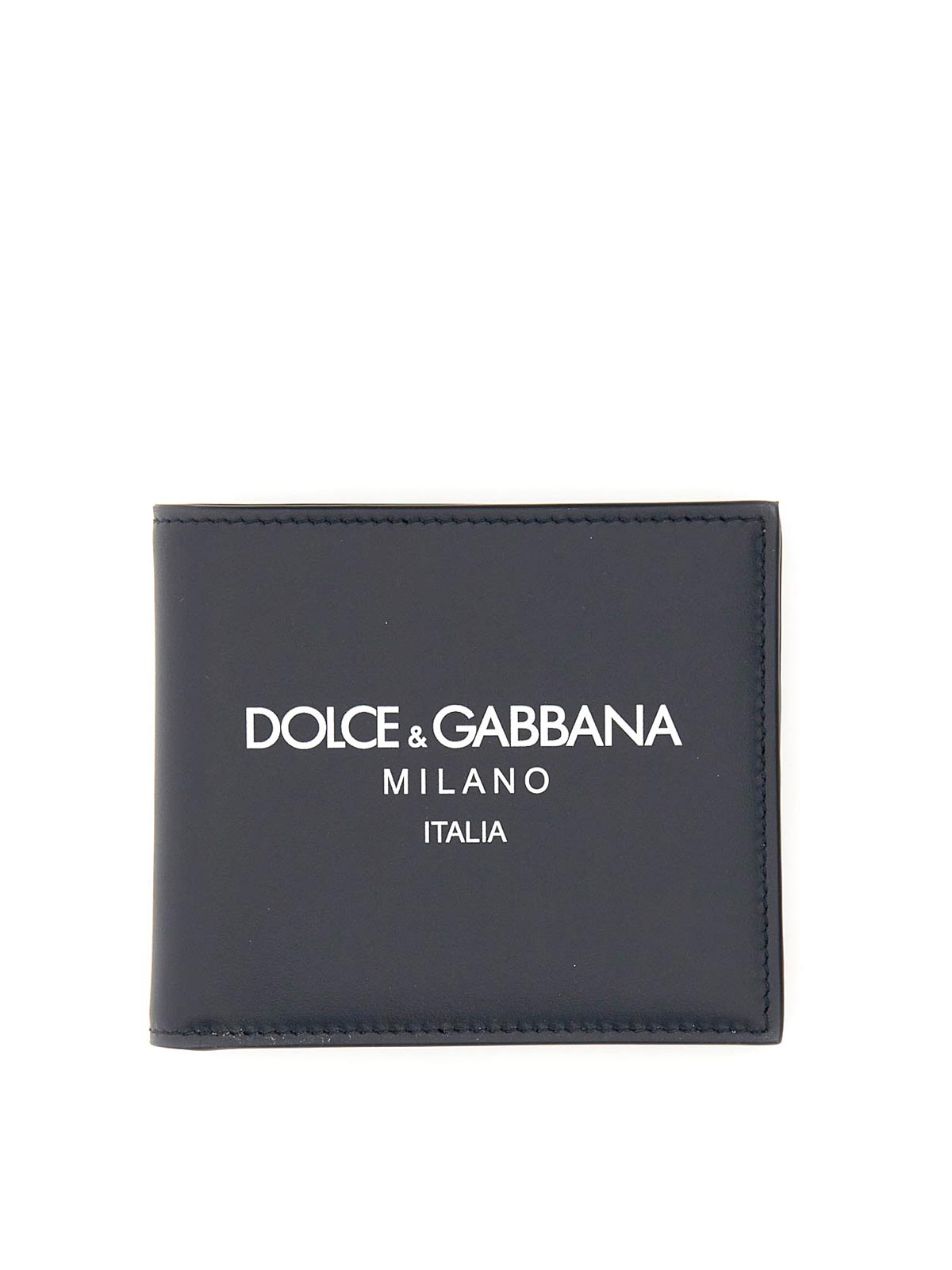Shop Dolce & Gabbana Bifold Wallet In Blue