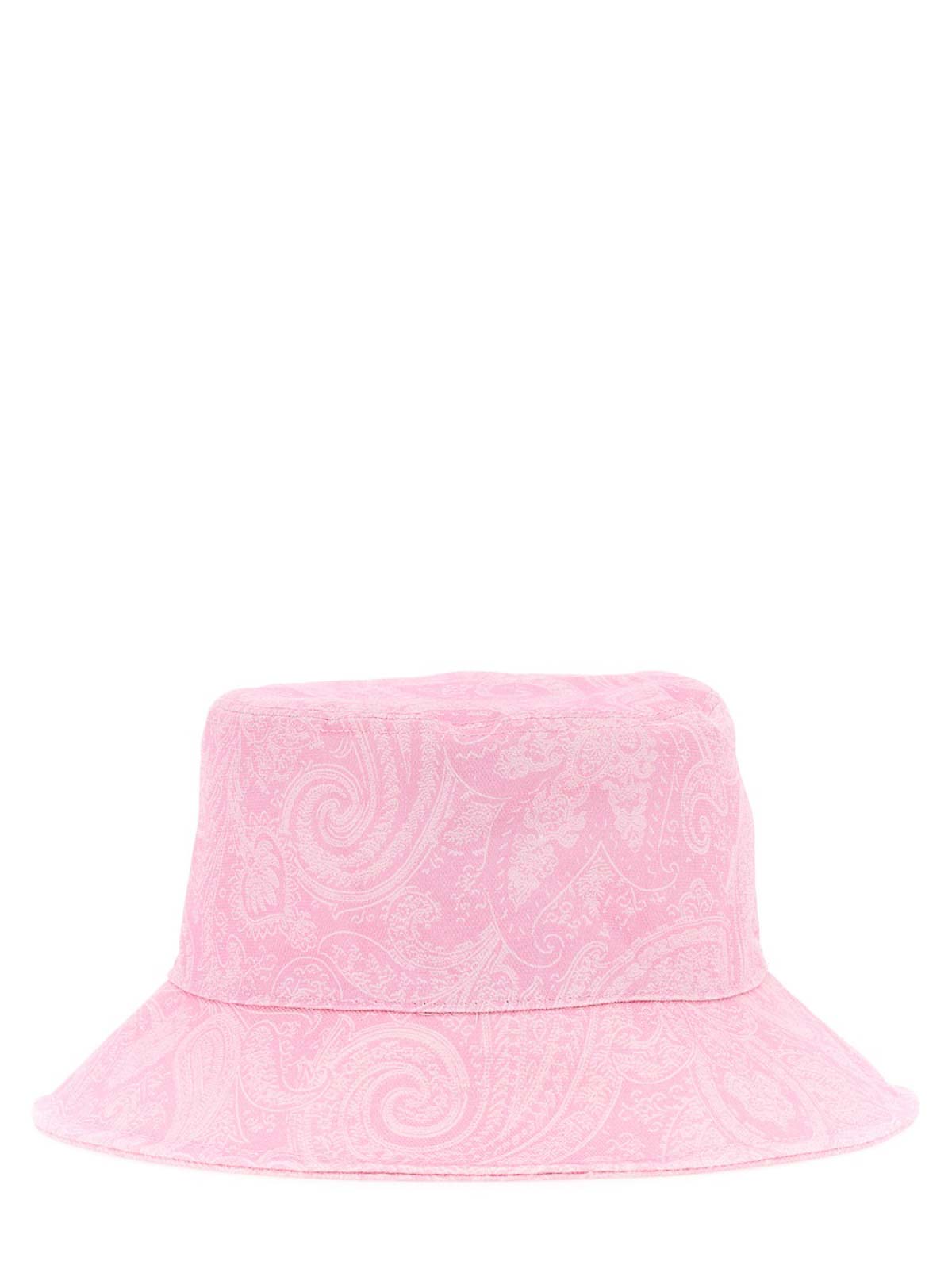 Shop Etro Bucket Hat Liquid Paisley In Nude & Neutrals