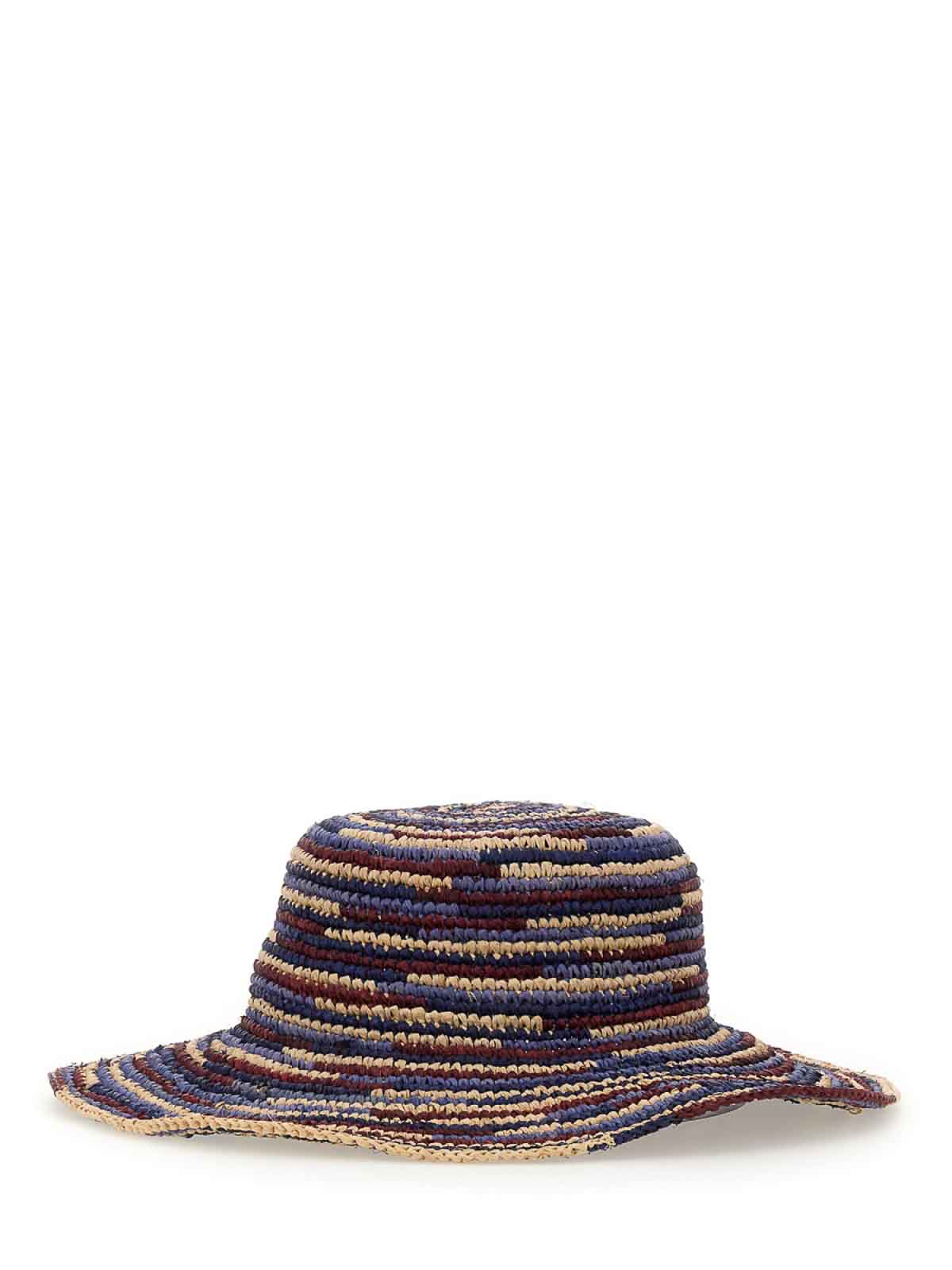 Shop Isabel Marant Tulum Hat In Multicolour