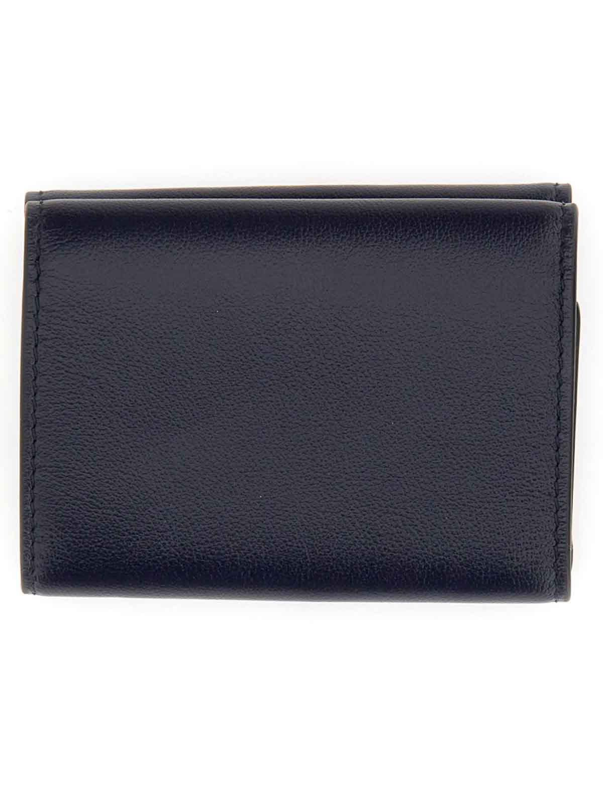 Shop Marni Tri-fold Wallet In Black