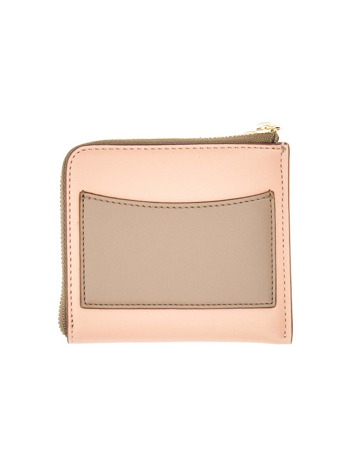 Shop Stella Mccartney Zipped Wallet In Light Pink
