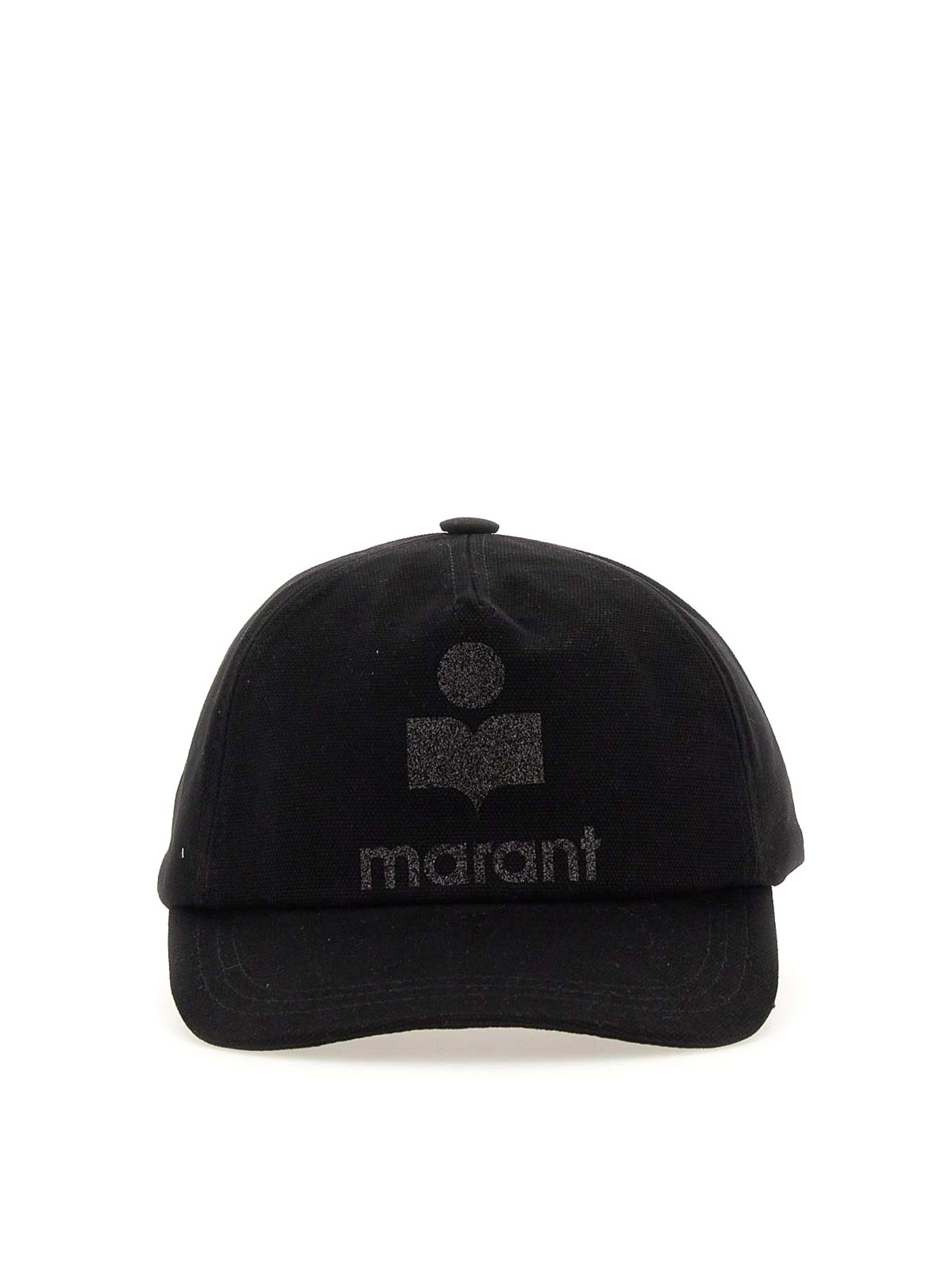 Shop Isabel Marant Baseball Cap Tyron In Black