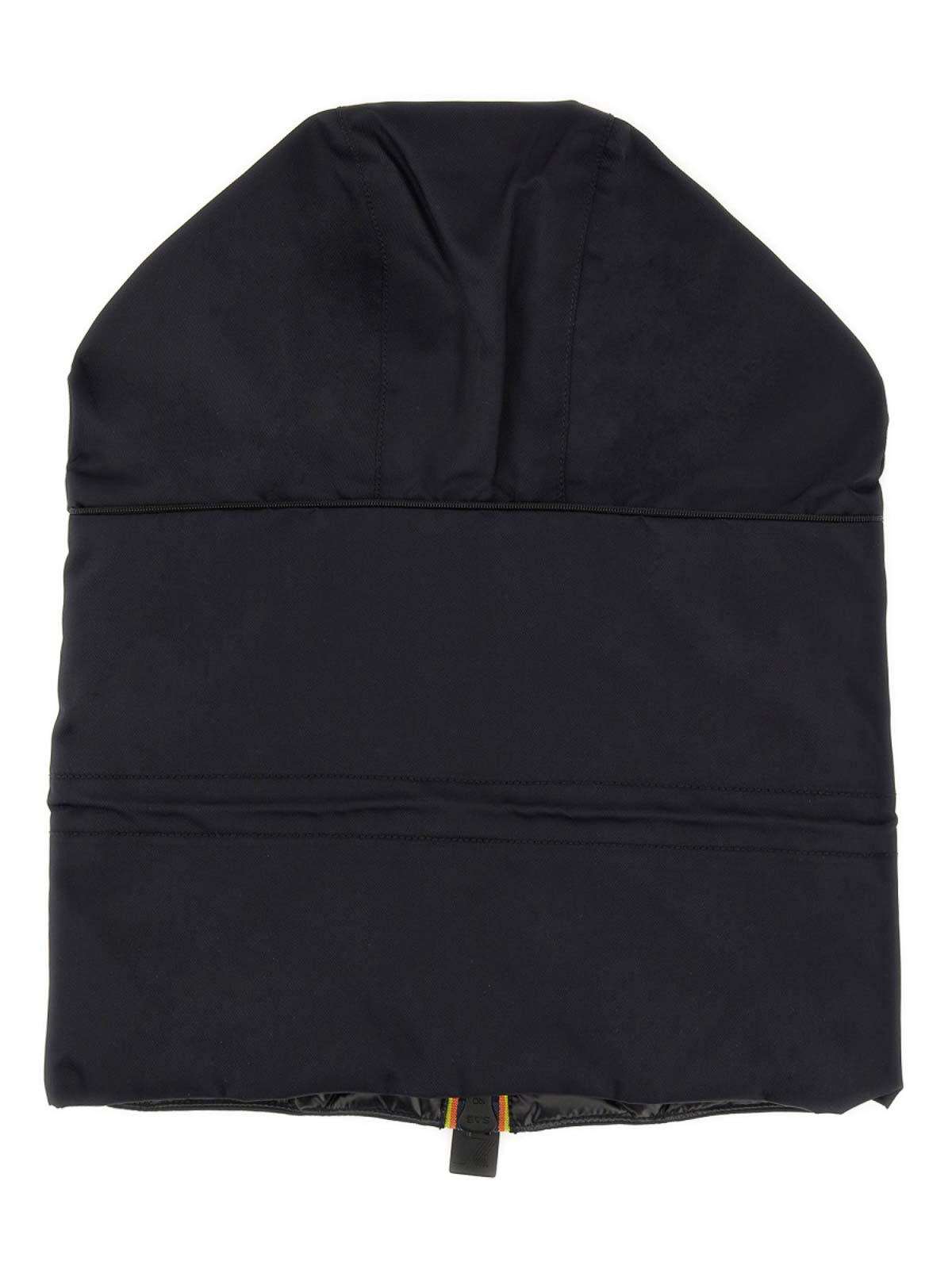 Shop K-way Hooded Neck Warmer In Black