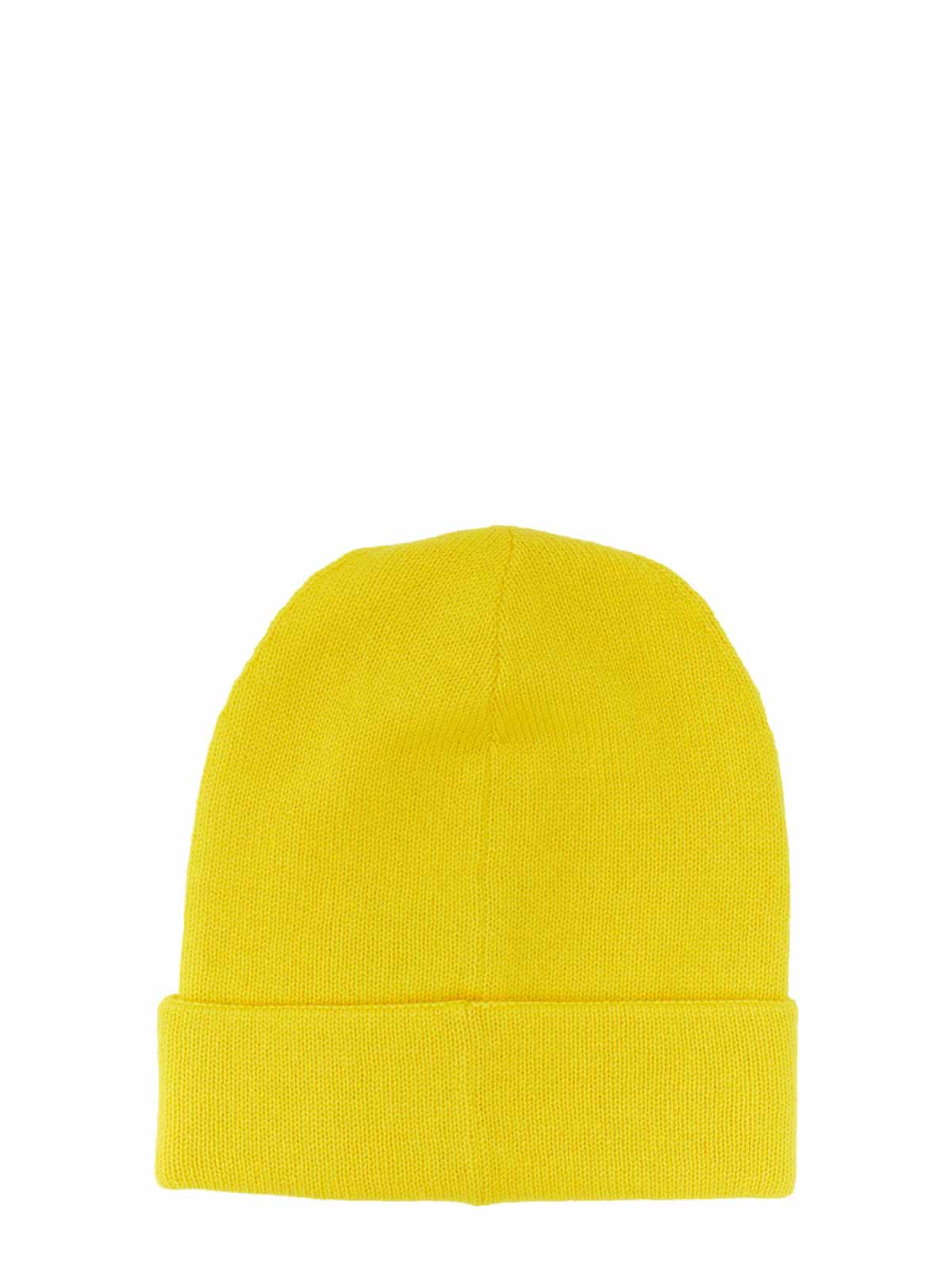 Shop Alexander Mcqueen Hat With Logo In Yellow