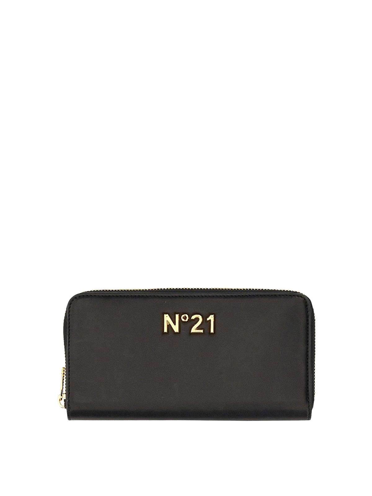 Shop N°21 Leather Wallet In Black