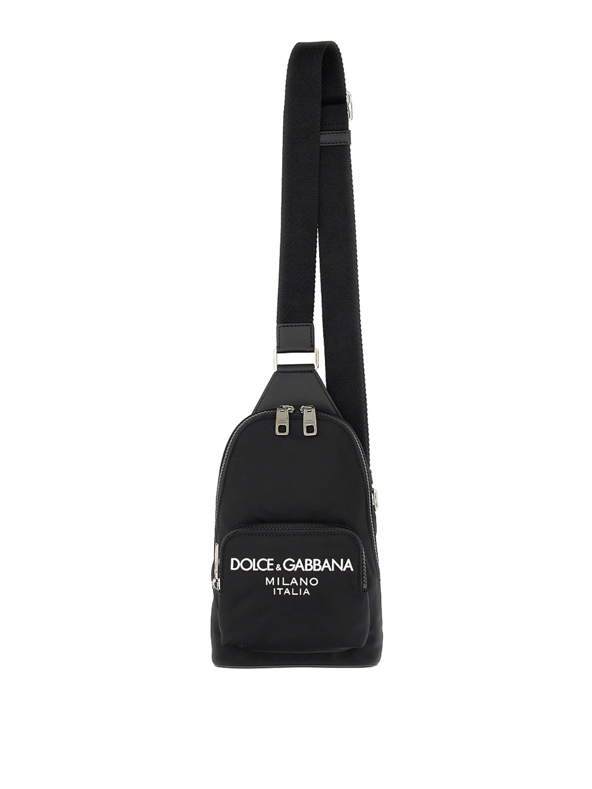 Shop Dolce & Gabbana Pouch With Logo In Black