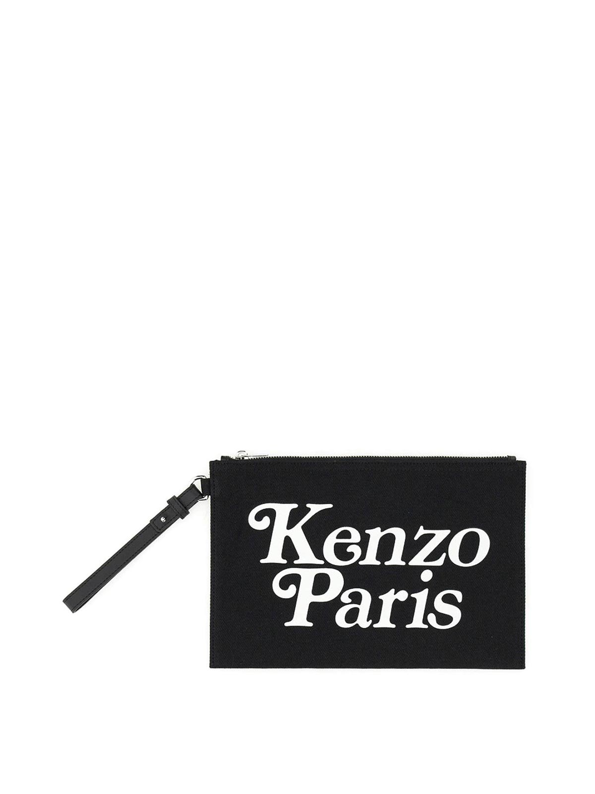 Shop Kenzo Clutch Large In Black