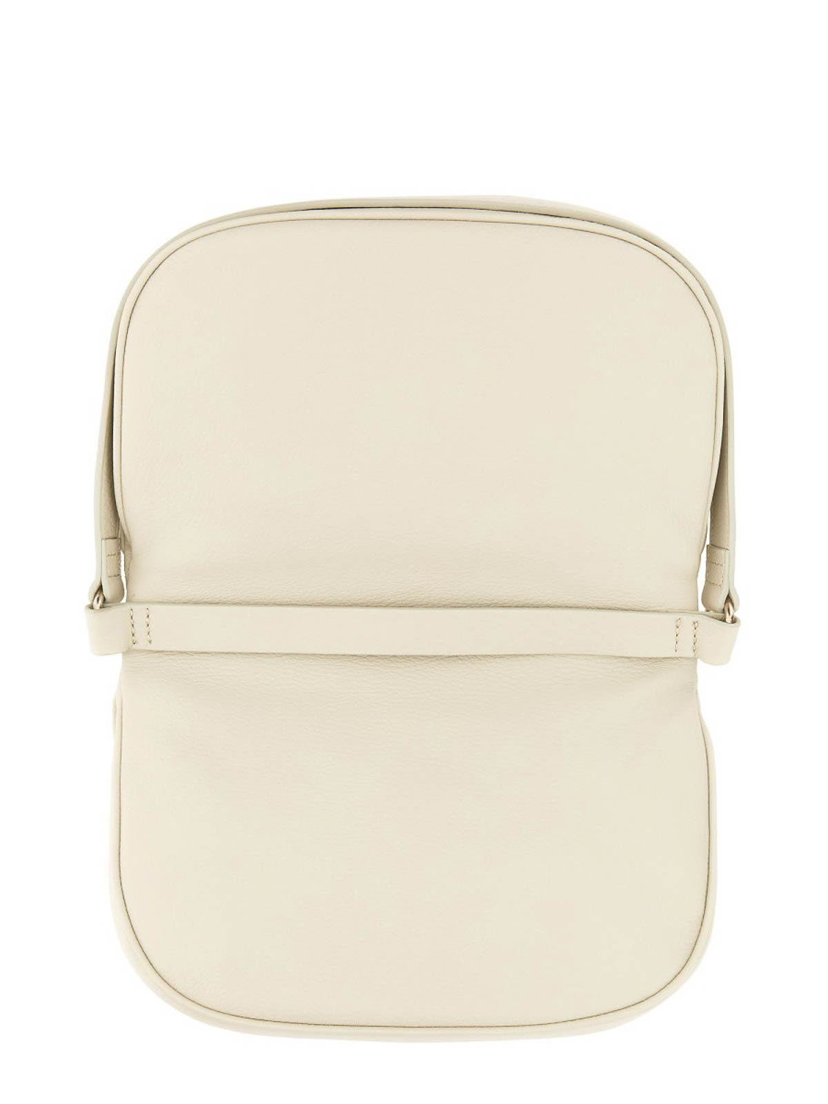 Shop Mm6 Maison Margiela Leather Bag In White