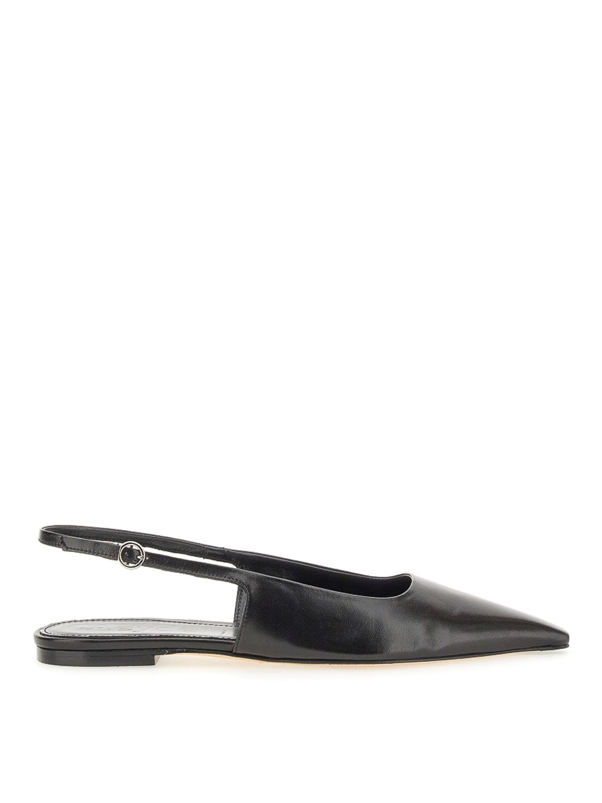 Shop Aeyde Fedora Flat Shoes In Black