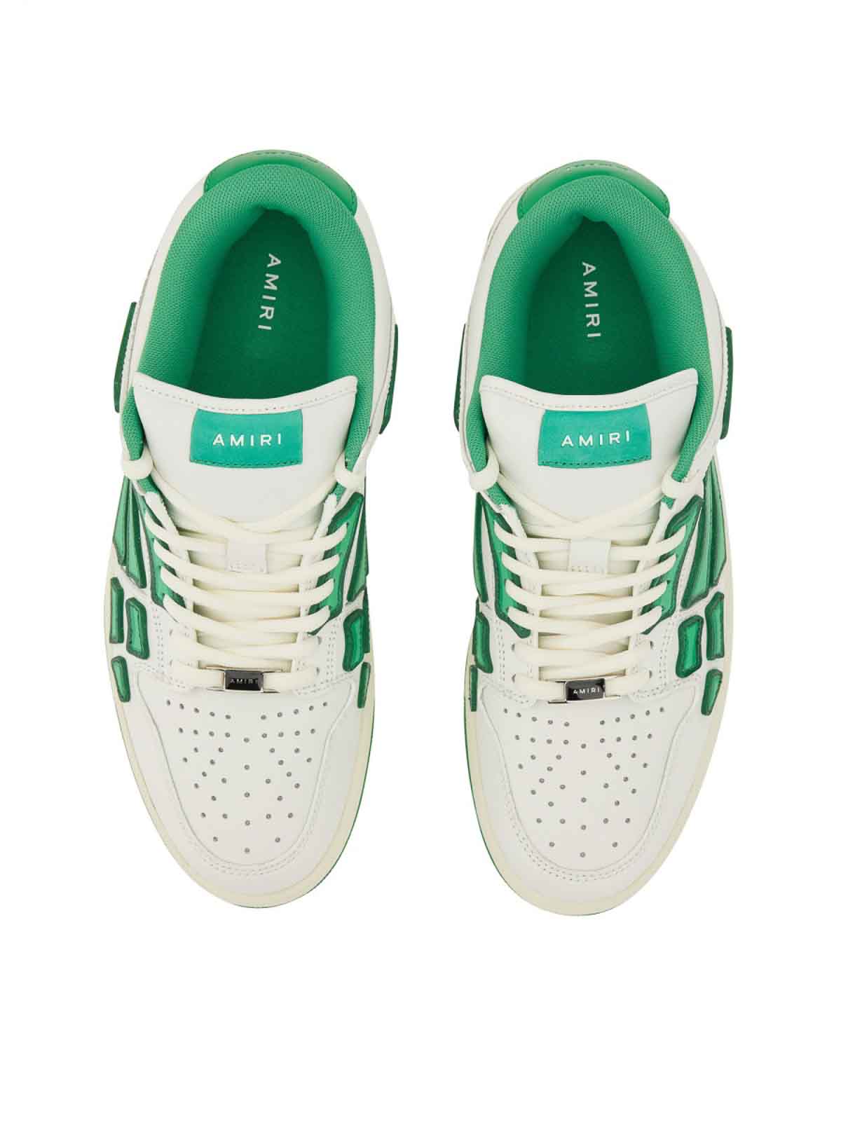 Shop Amiri Sneakers Skel In Green