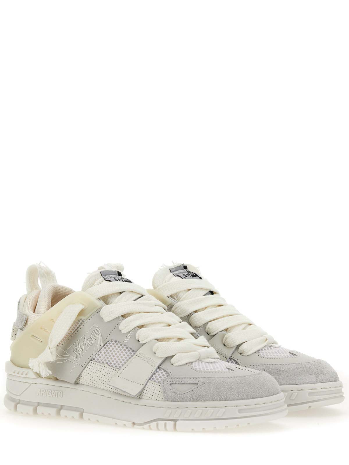 Shop Axel Arigato Sneakers Patchwork Area In White